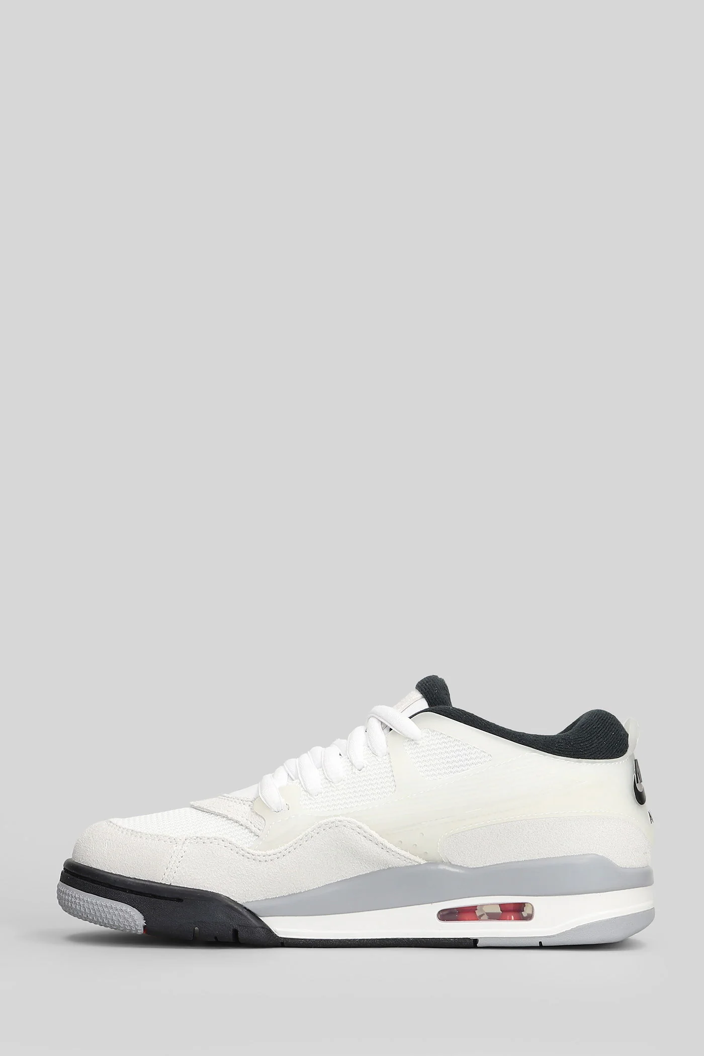 Air jordan 4 rm Sneakers in white suede and leather - Image 8