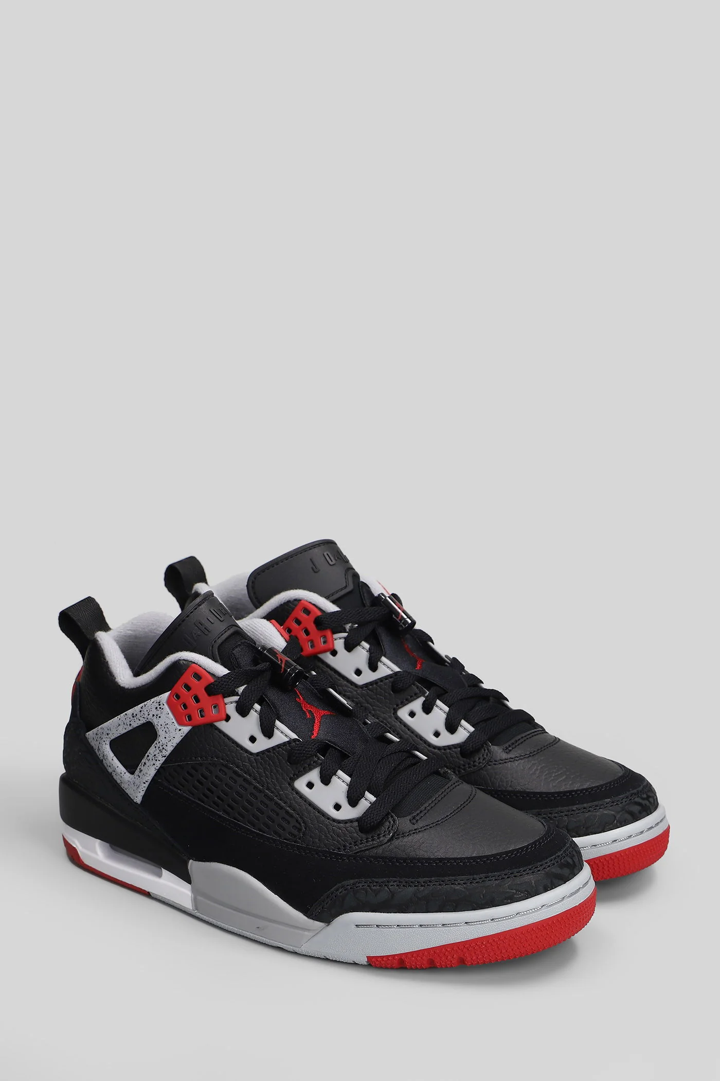 Jordan Spizike Low Sneakers in black leather - Image 2