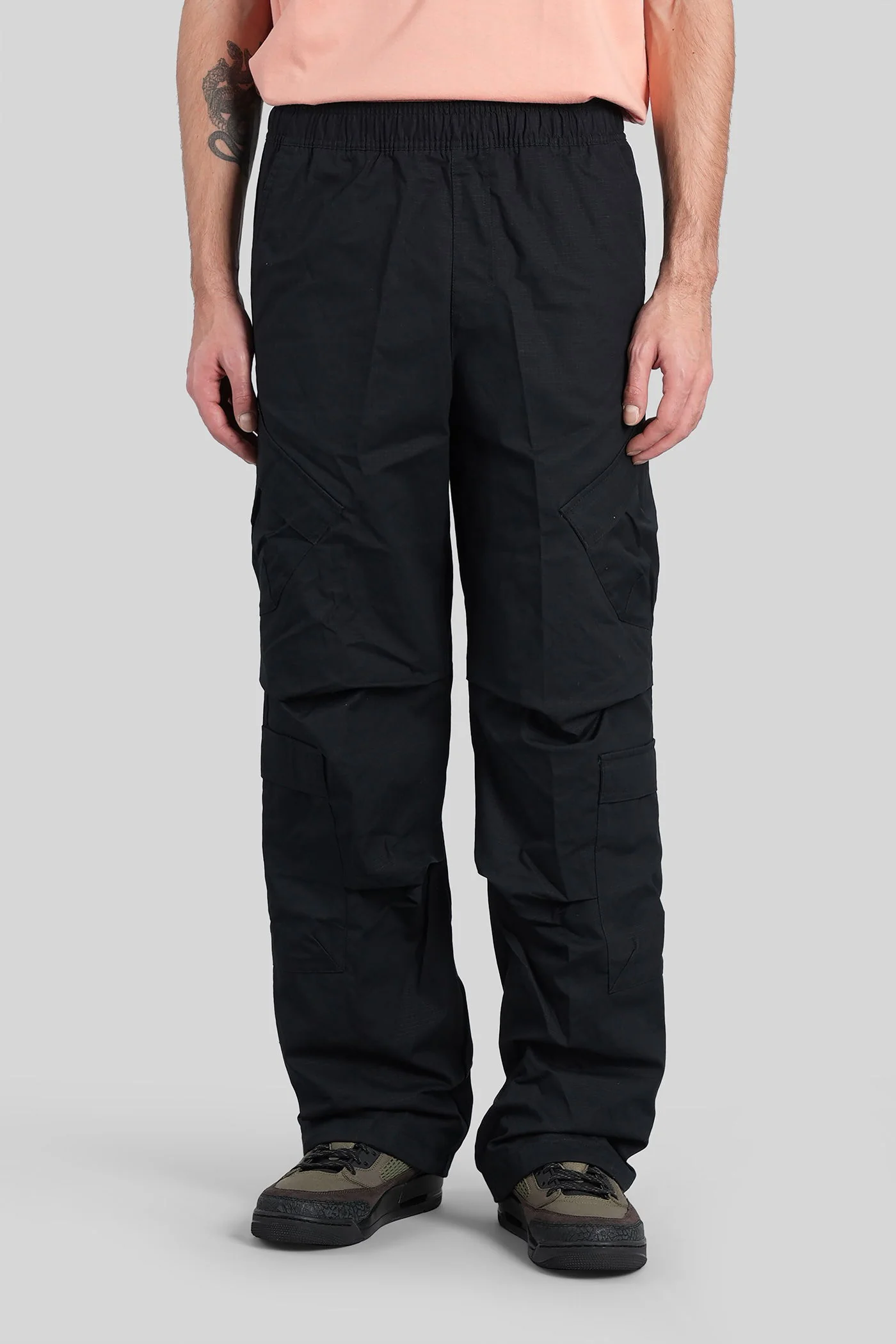 Pants in black cotton - Image 36