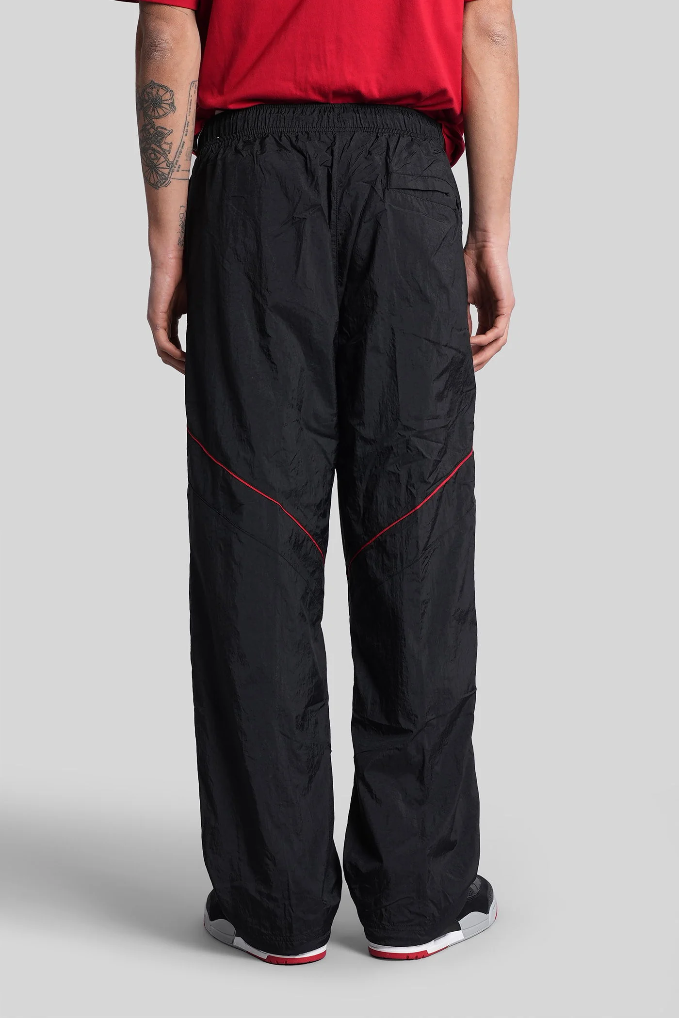 Pants in black polyamide - Image 13