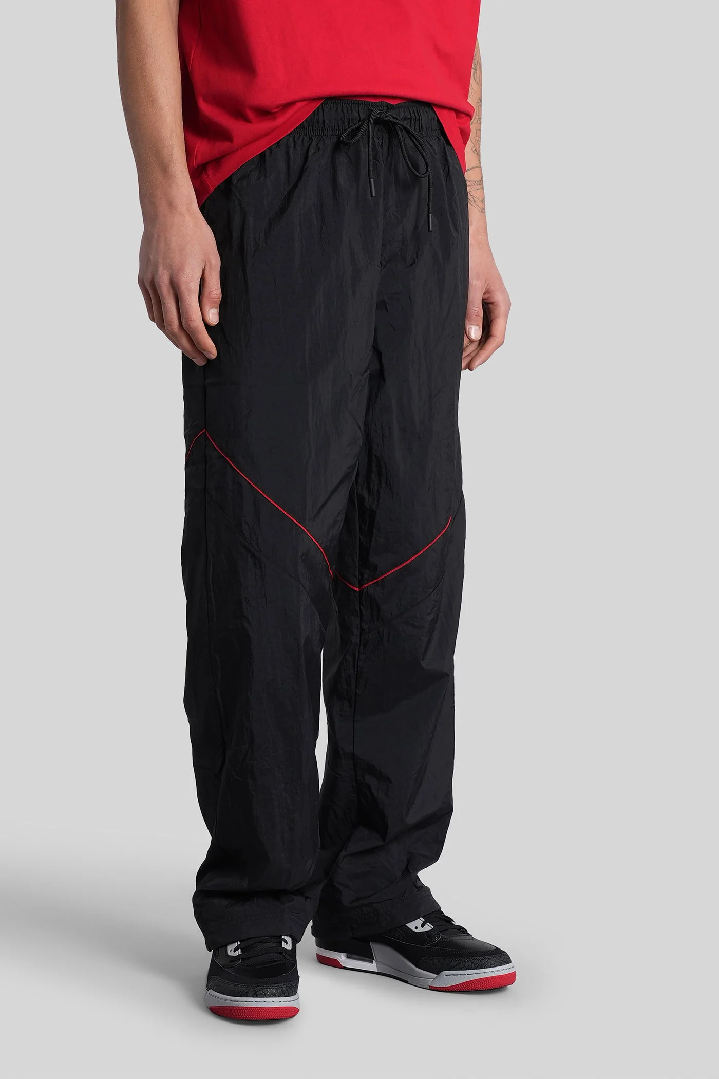 Pants in black polyamide - Image 19