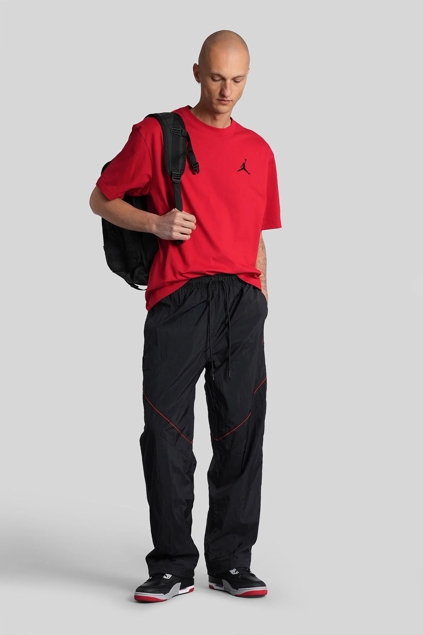 Pants in black polyamide - Image 7