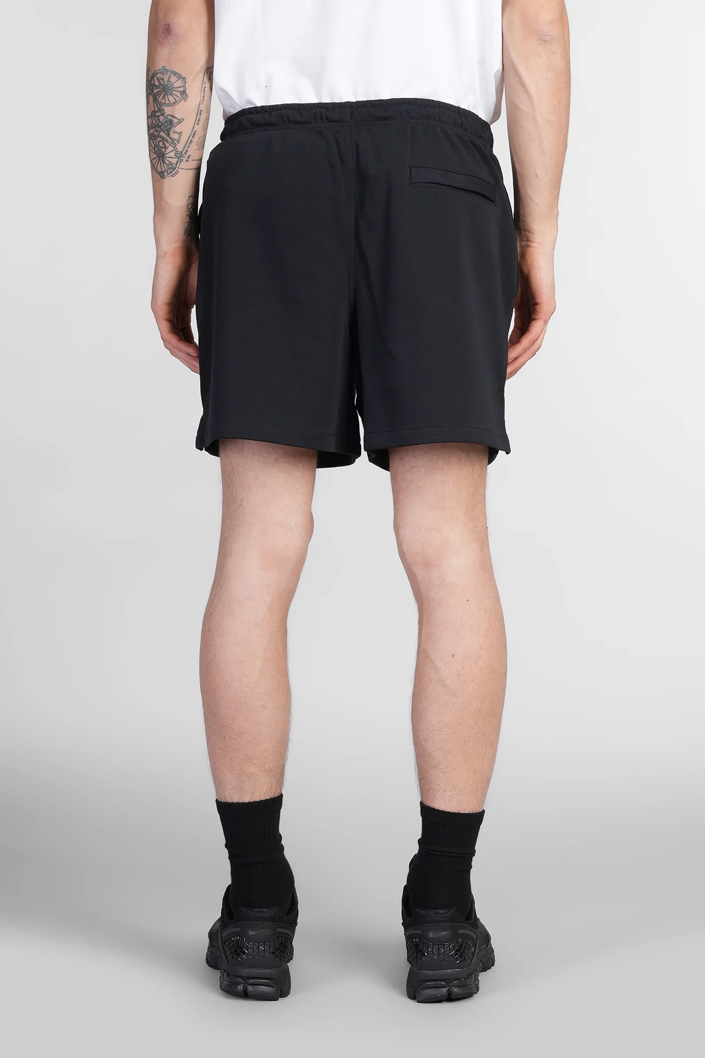 Club Flow Ft Short Shorts in black cotton - Image 3