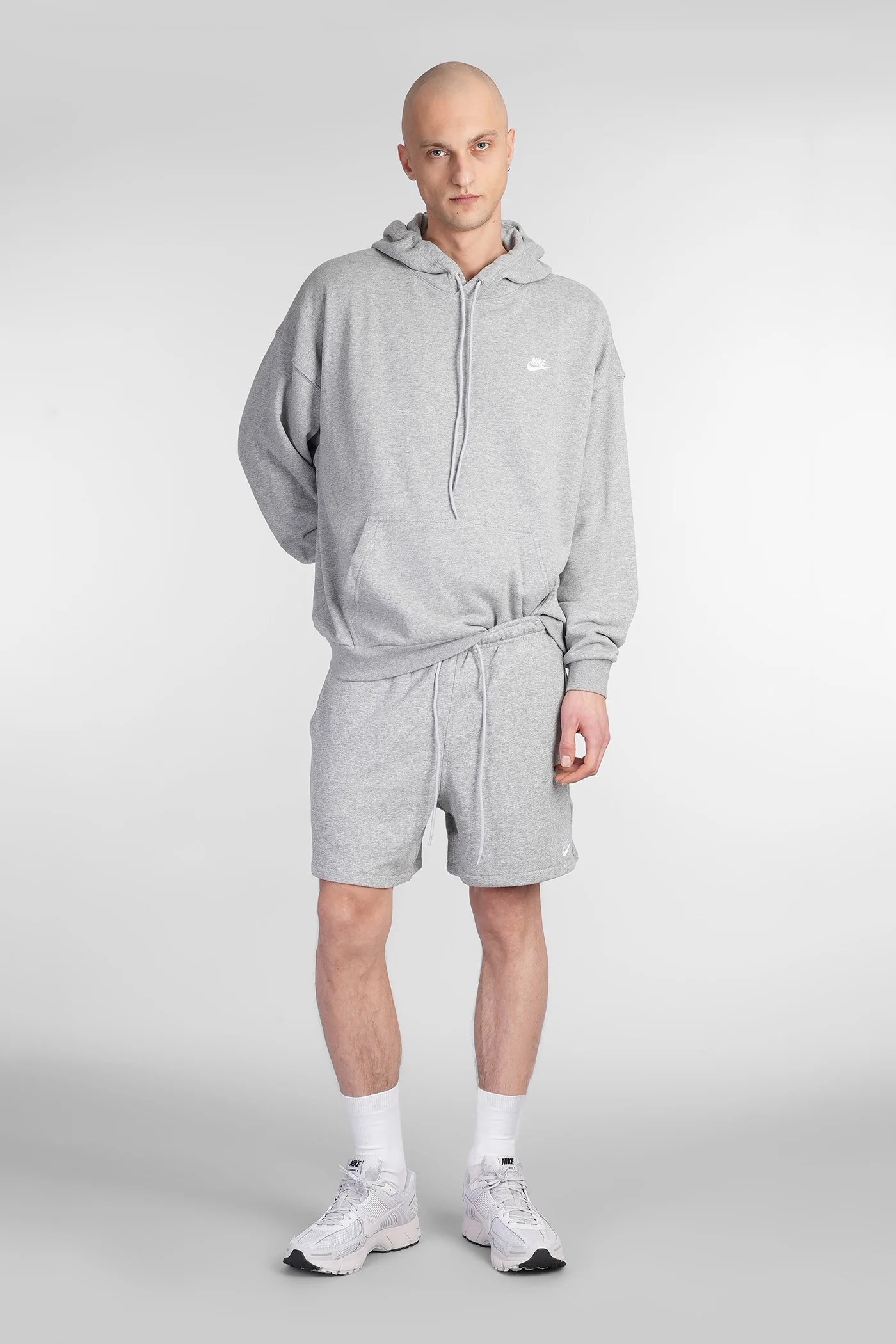Club Flow Ft Short Shorts in grey cotton - Image 47