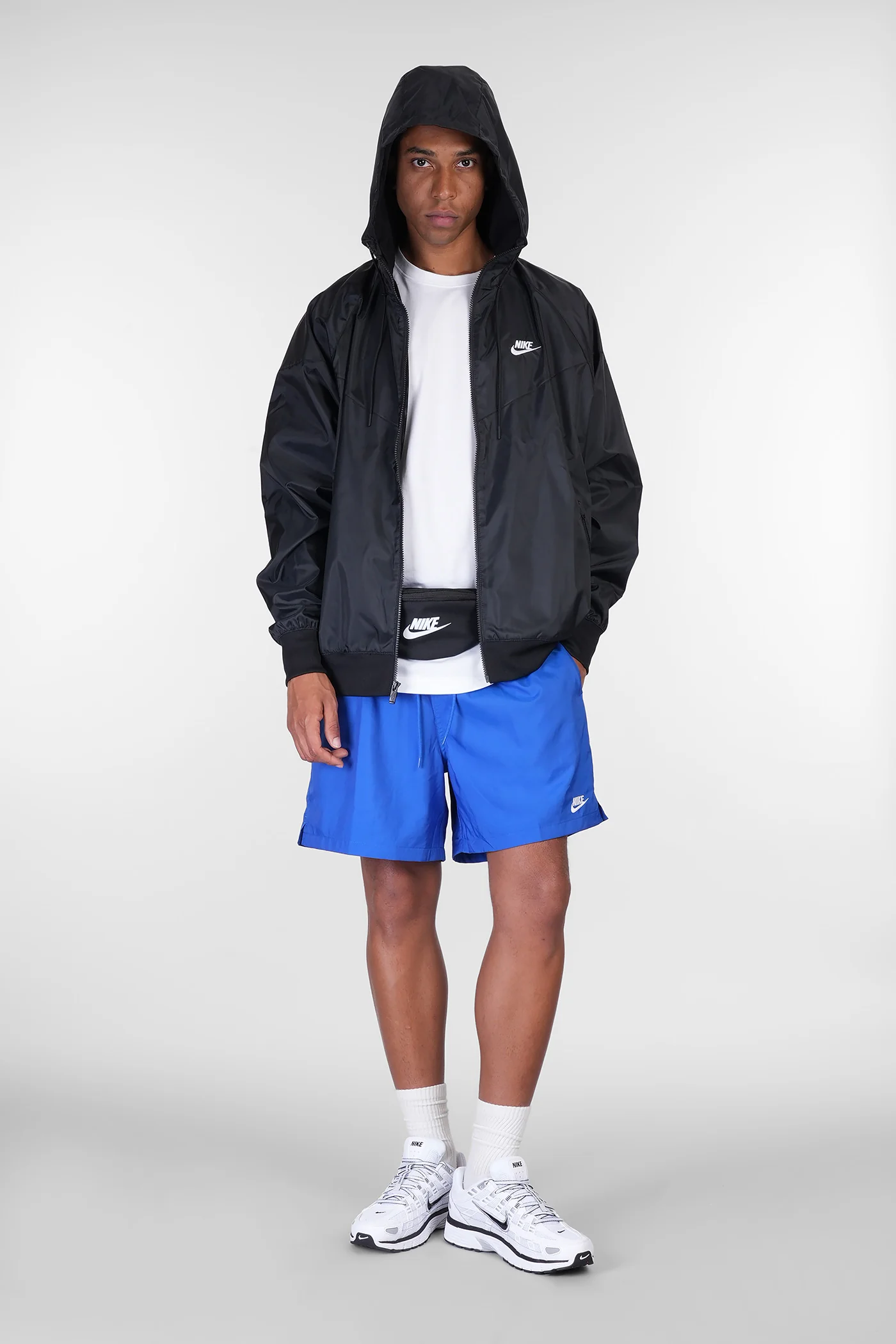 Club Short Shorts in blue polyamide - Image 2