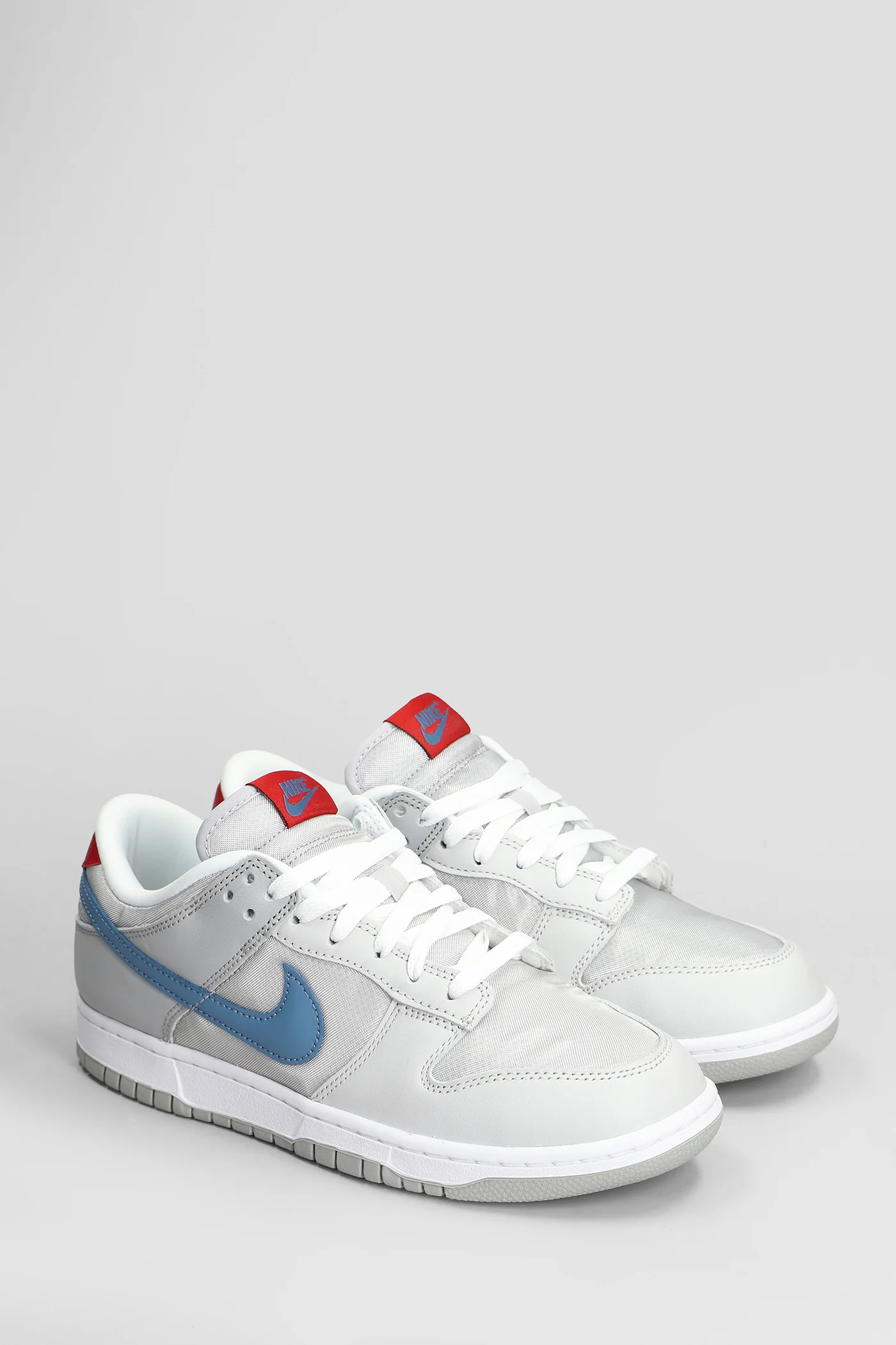 Dunk Low Sneakers in grey leather and fabric - Image 2