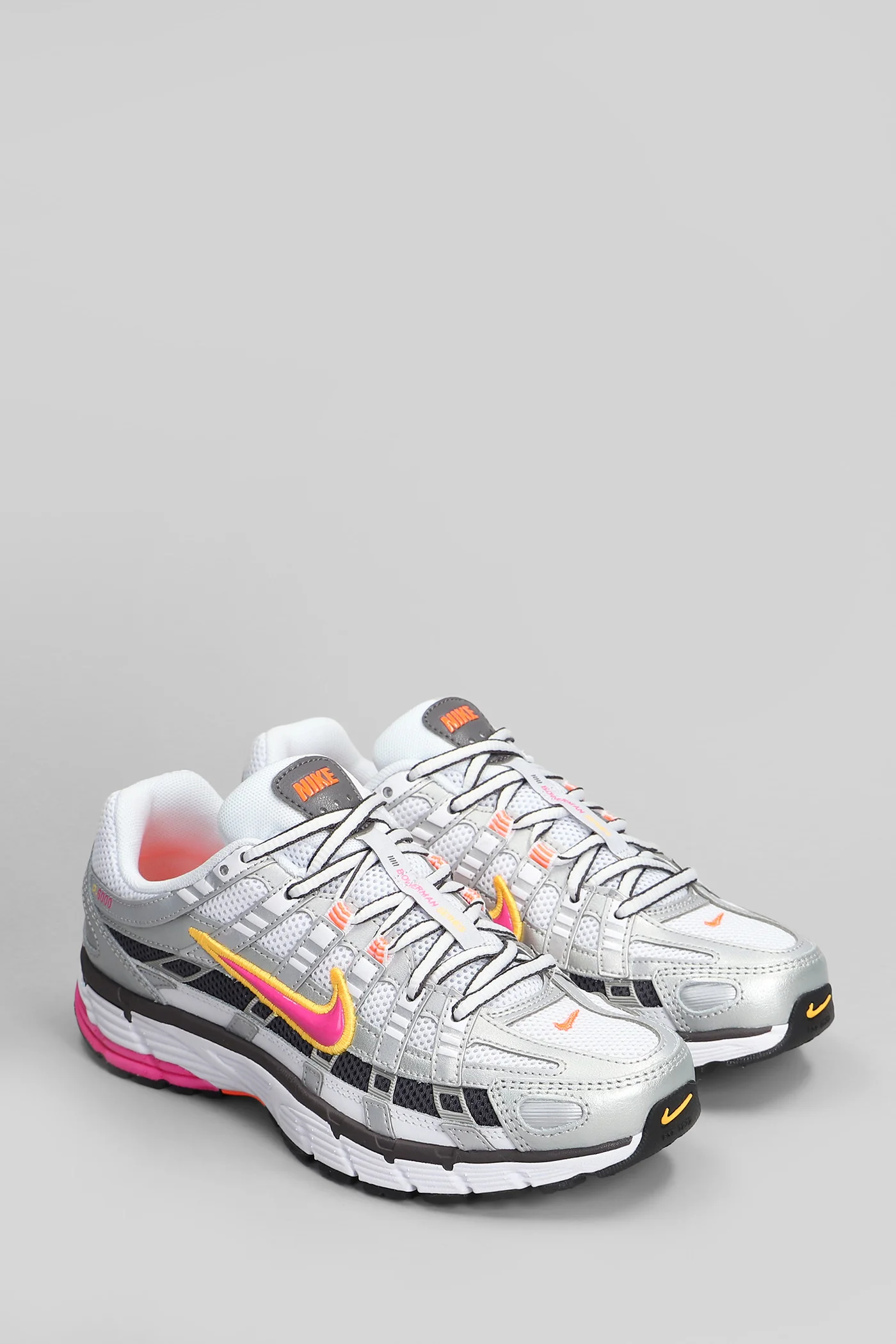 Nike P-6000 Sneakers in silver leather and fabric - Image 2
