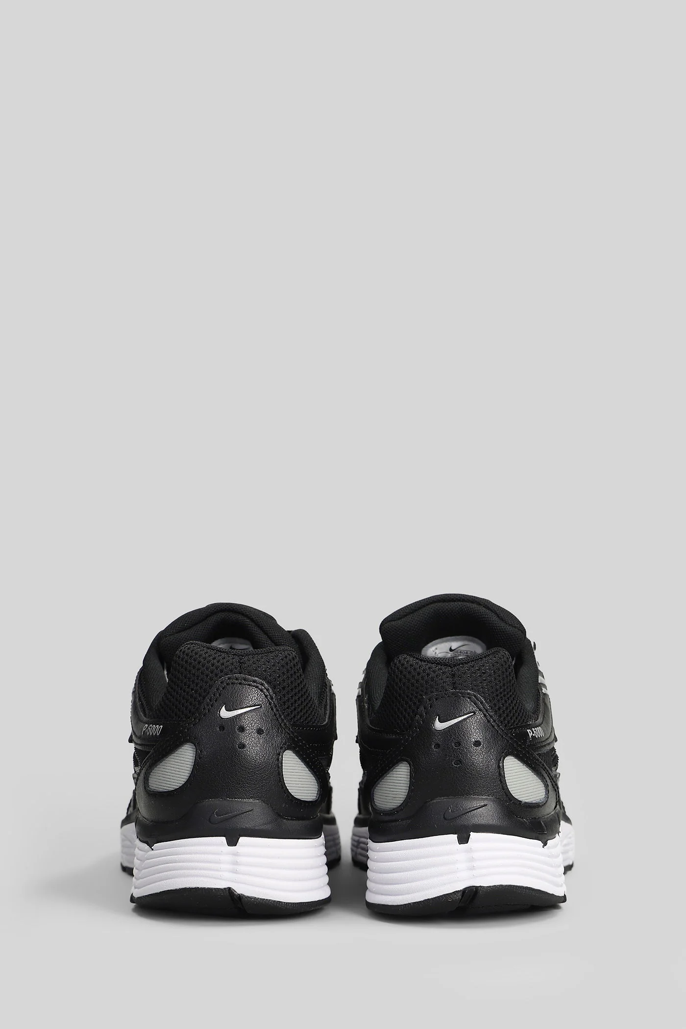P-6000 Sneakers in black leather and fabric - Image 4