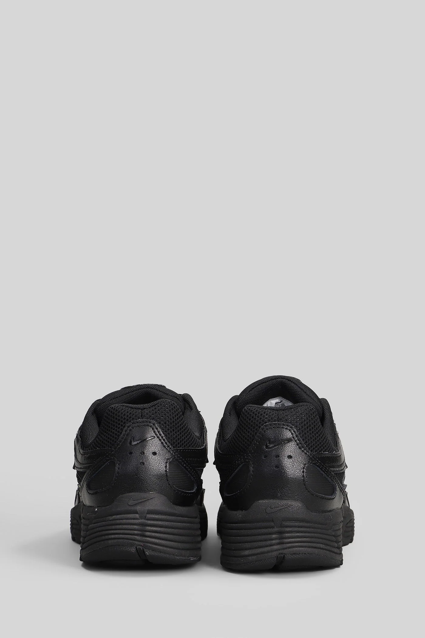 P-6000 Sneakers in black leather and fabric - Image 4
