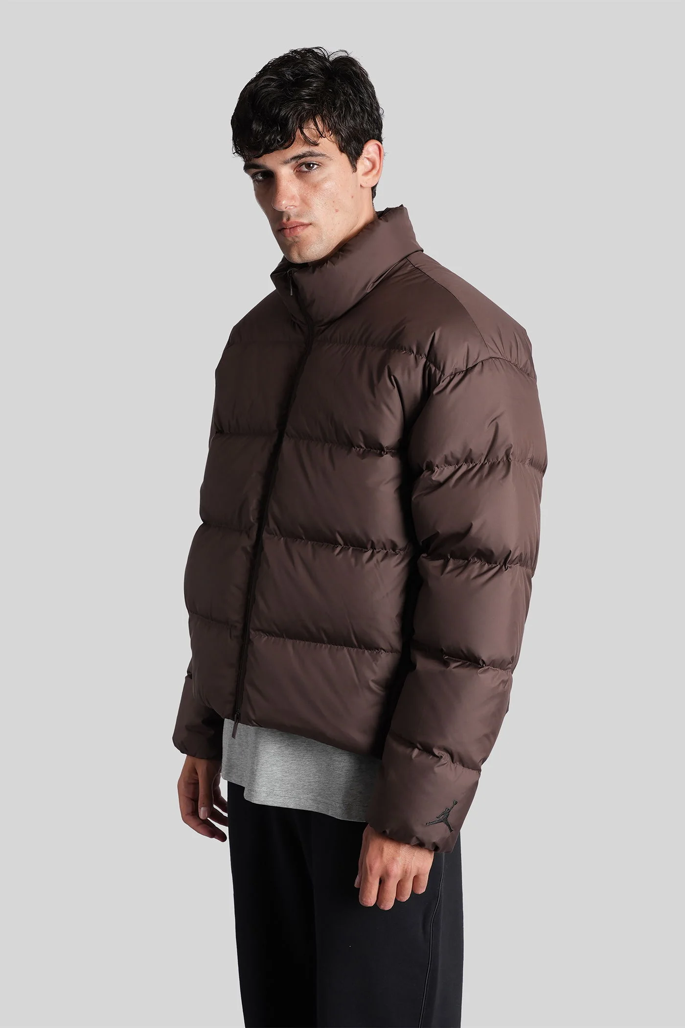 puffer in brown polyamide - Image 4