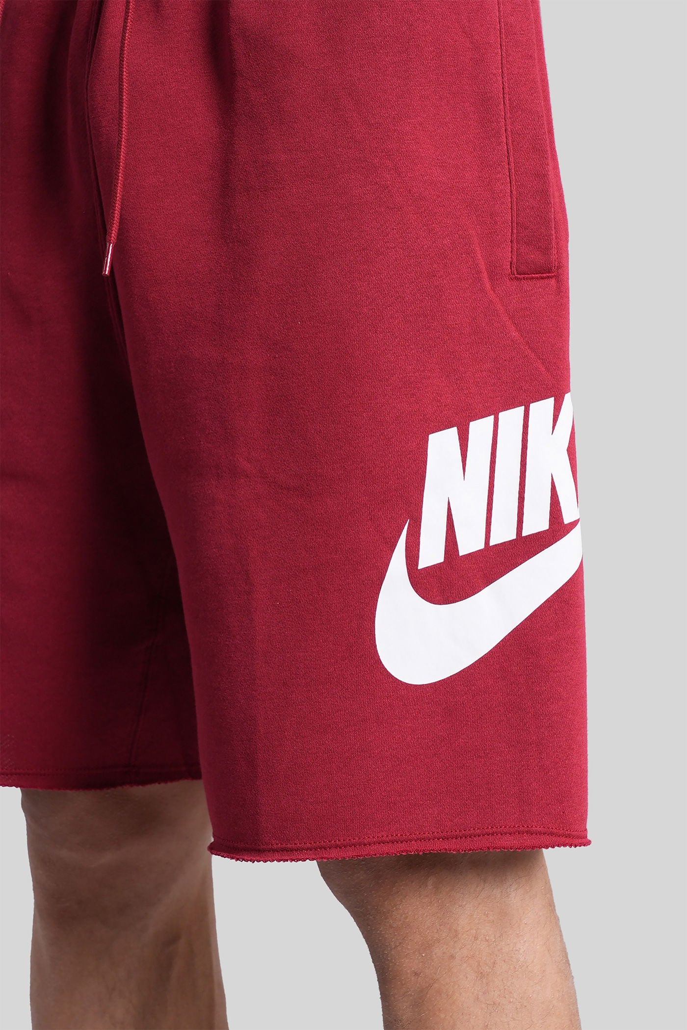 Shorts in bordeaux cotton - Image 5