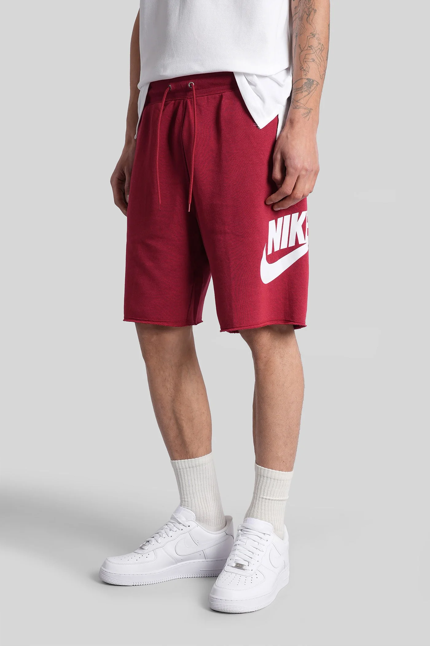 Shorts in bordeaux cotton - Image 7