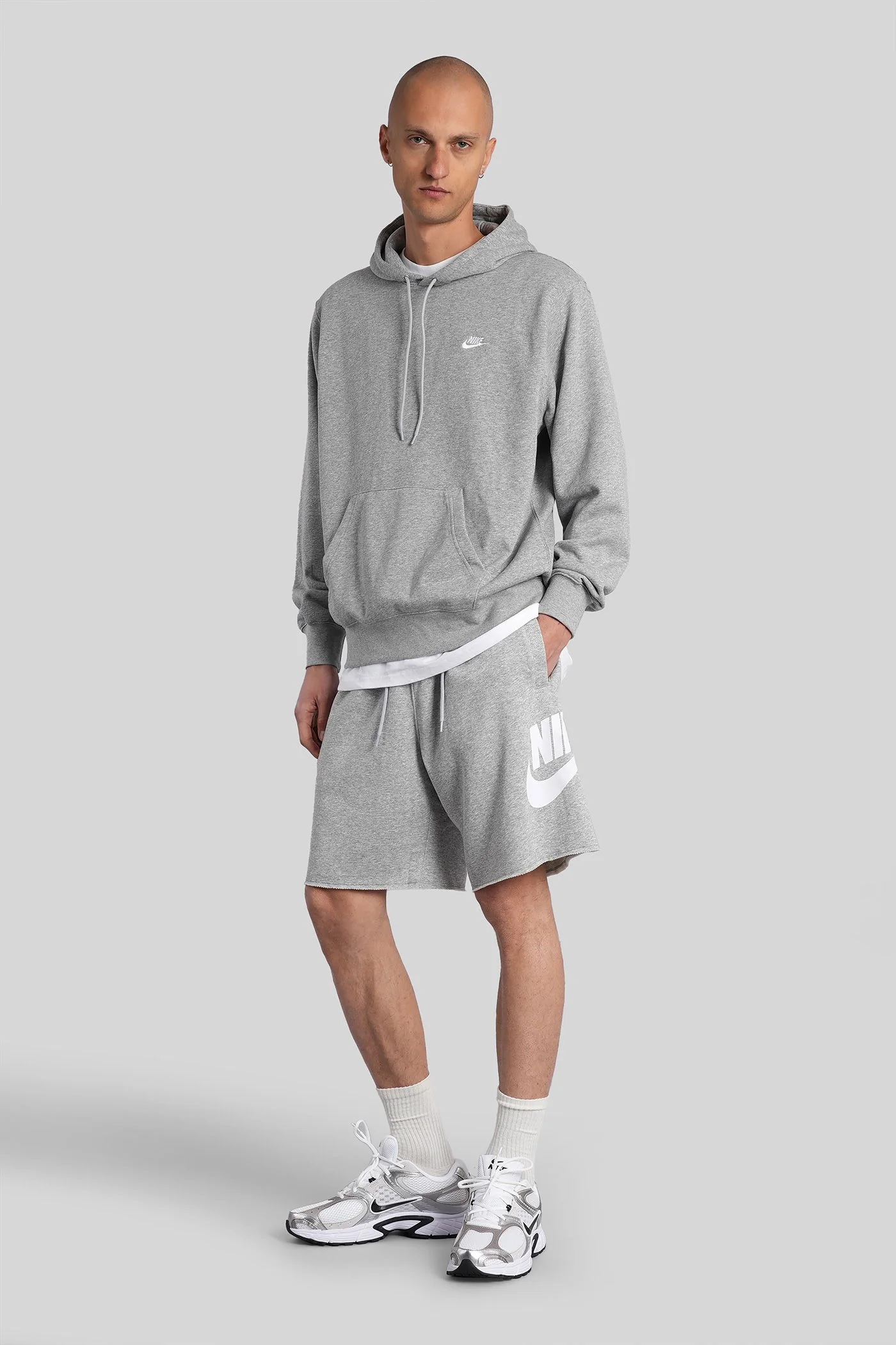 Shorts in grey cotton - Image 7