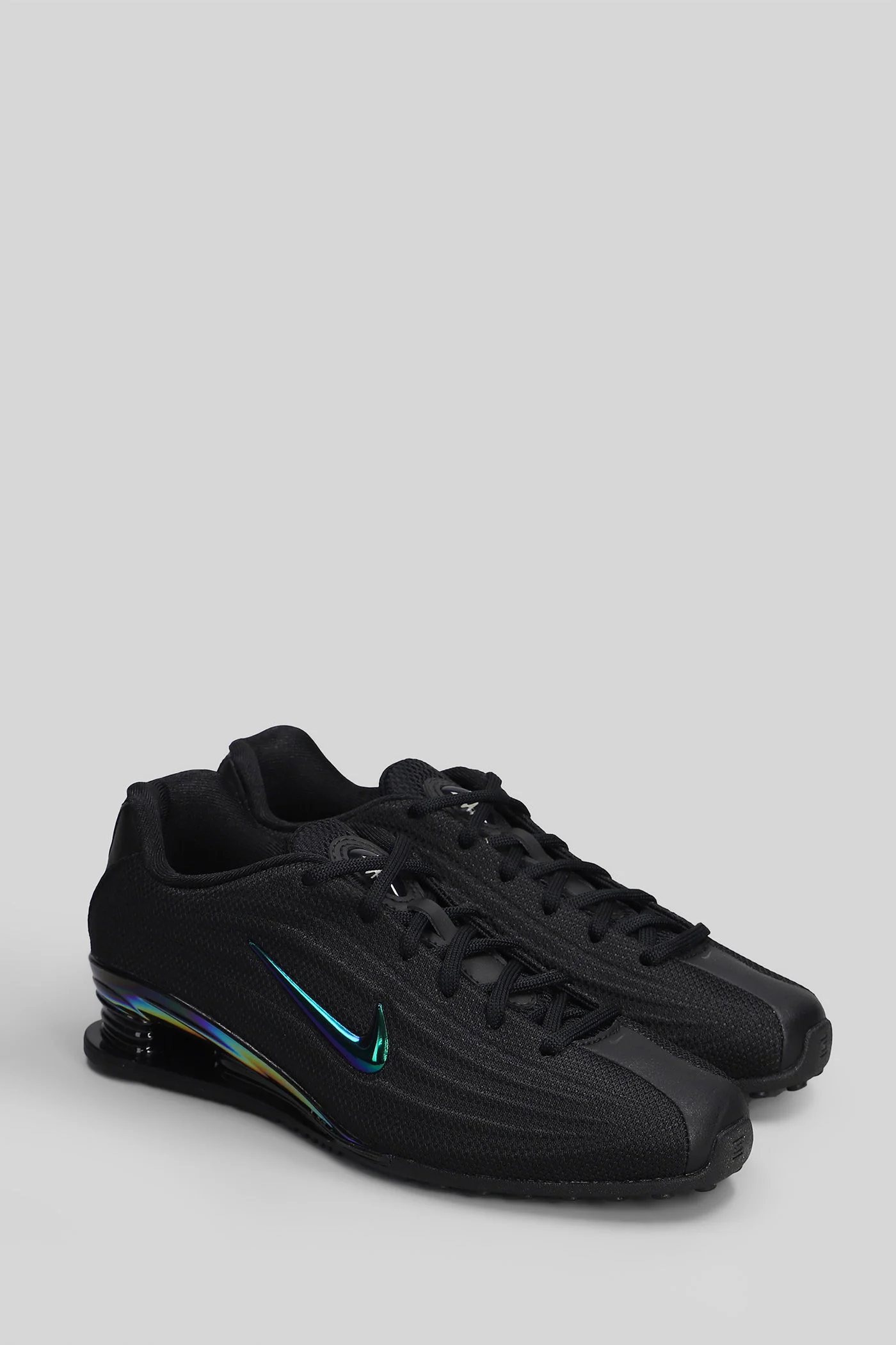 Shox Z Se Sneakers in black leather and fabric - Image 2