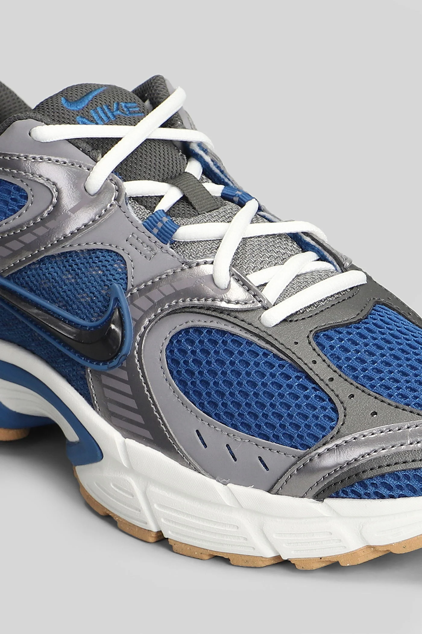 V5 Rnr Sneakers in silver leather and fabric - Image 5