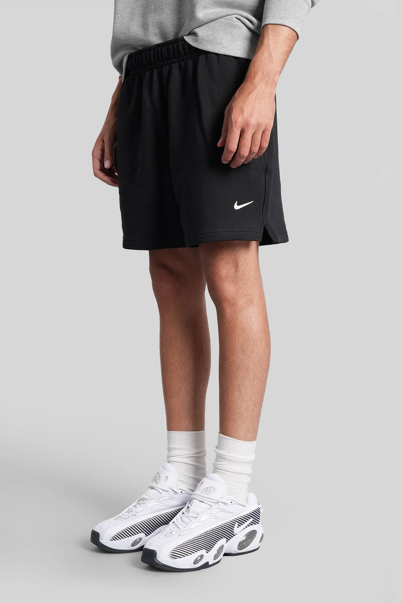 Shorts in black cotton - Image 4