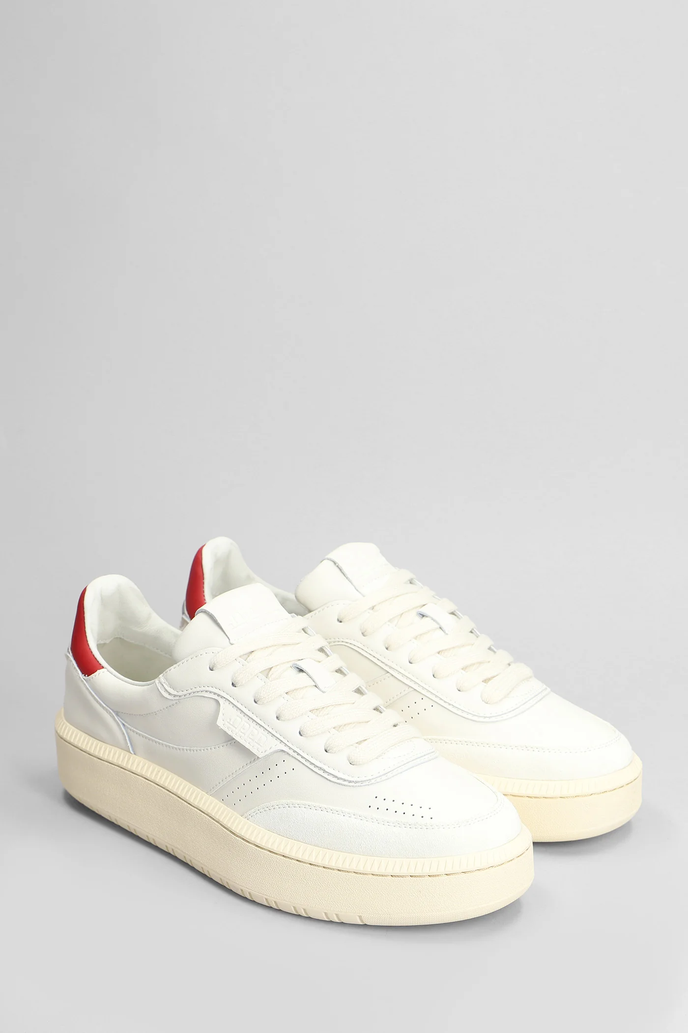 Sneakers in white leather - Image 2