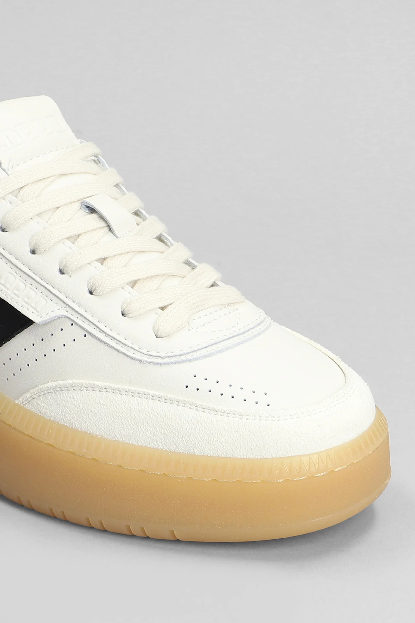 Sneakers in white leather - Image 5