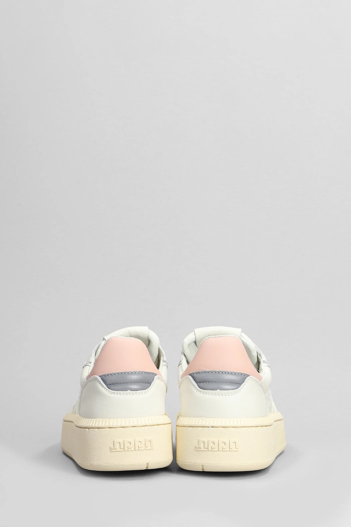 Sneakers in white leather - Image 4