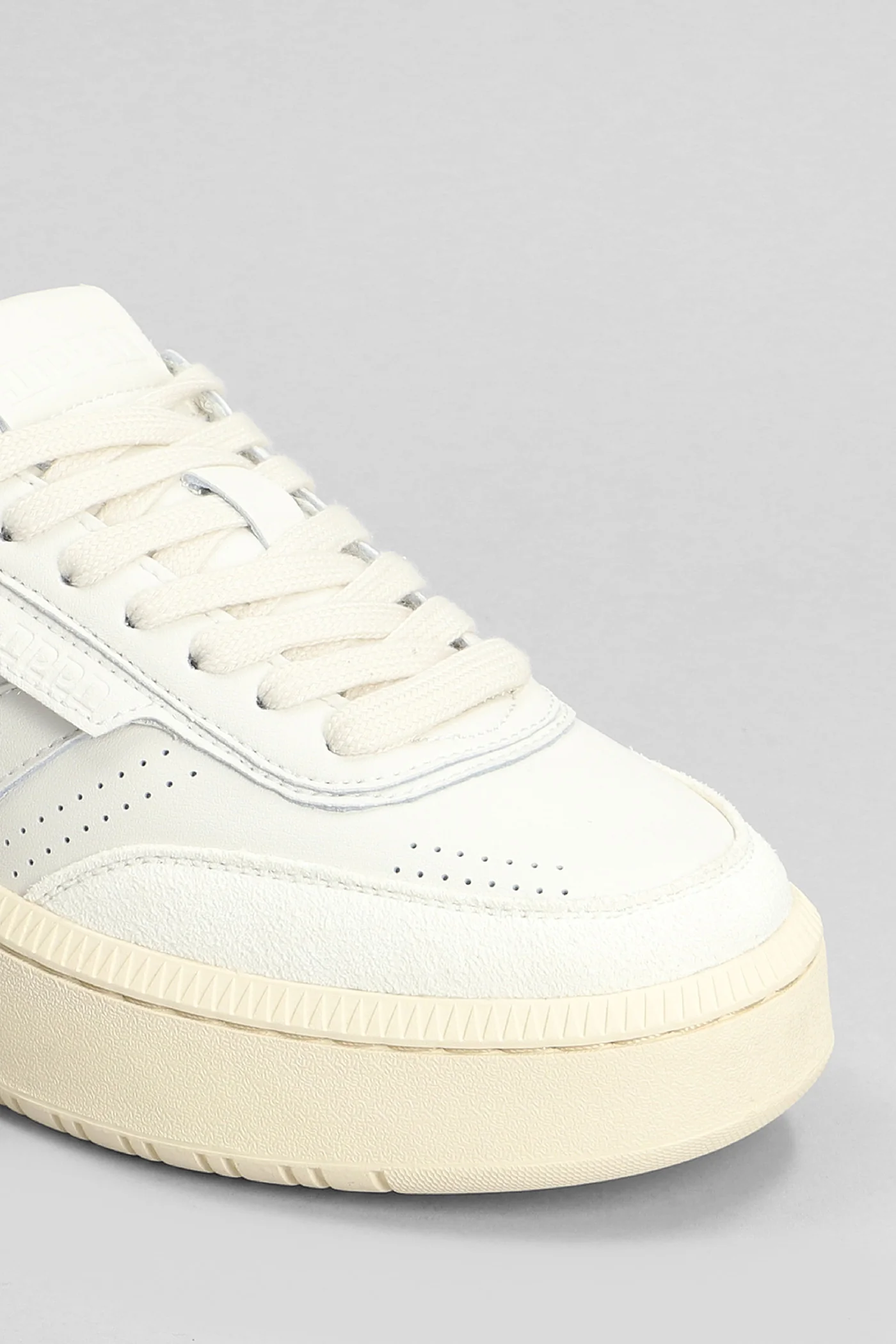 Sneakers in white leather - Image 5