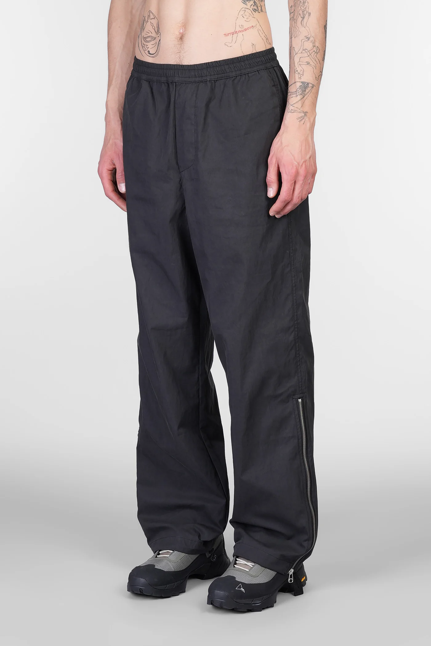 Pants in black cotton - Image 4