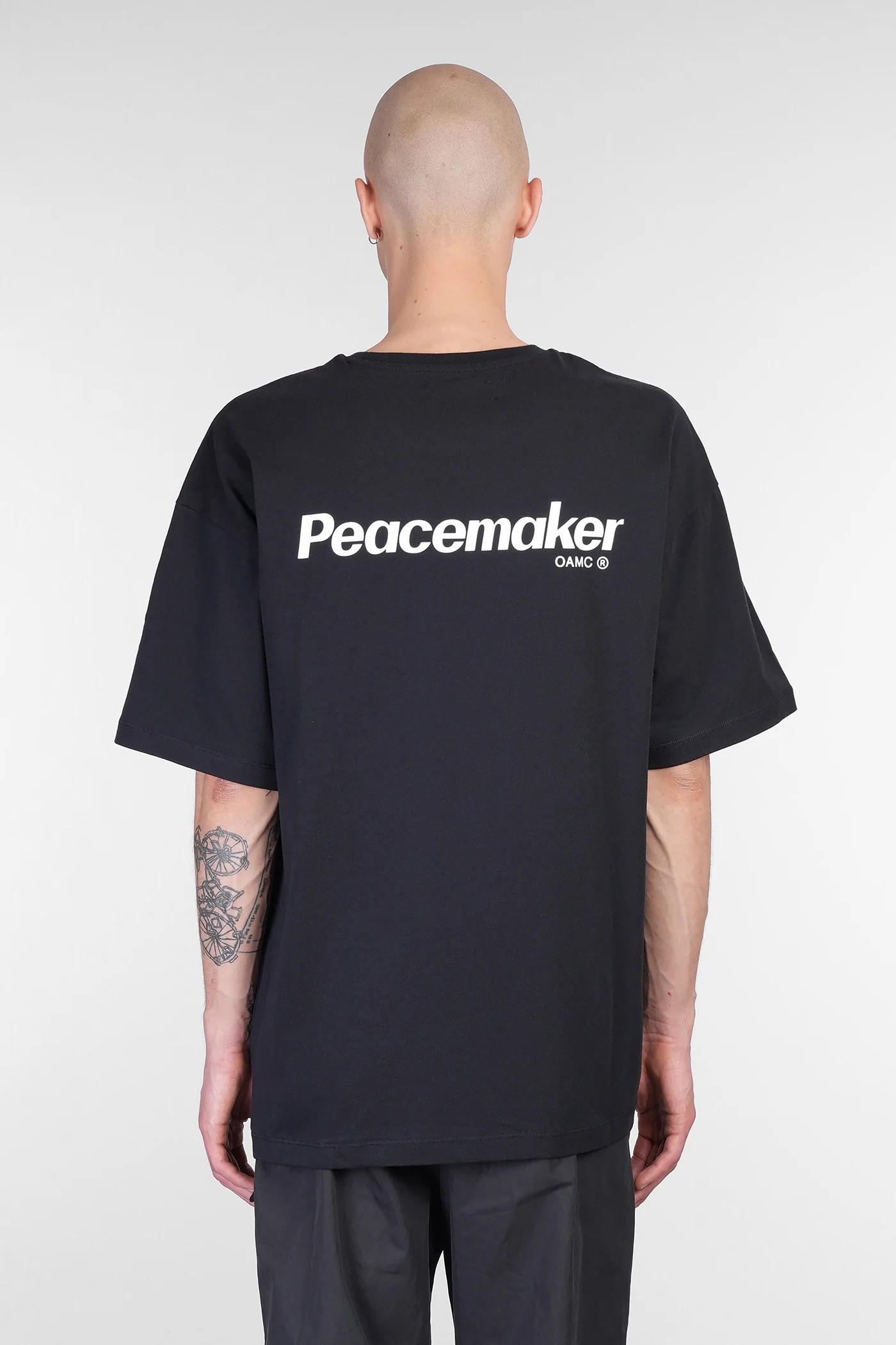 T-Shirt in black cotton - Image 3