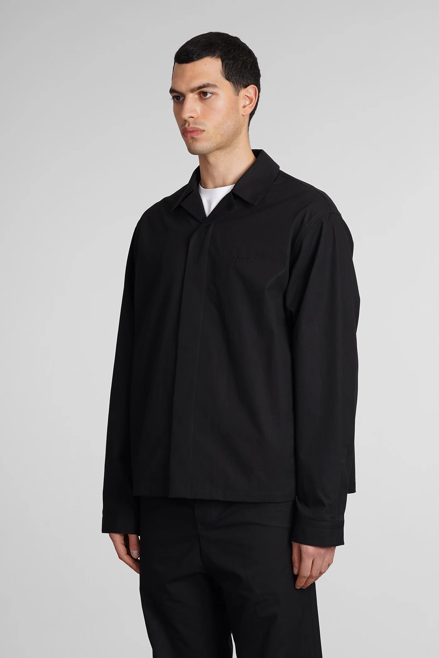 System shirt Shirt in black cotton - Image 4