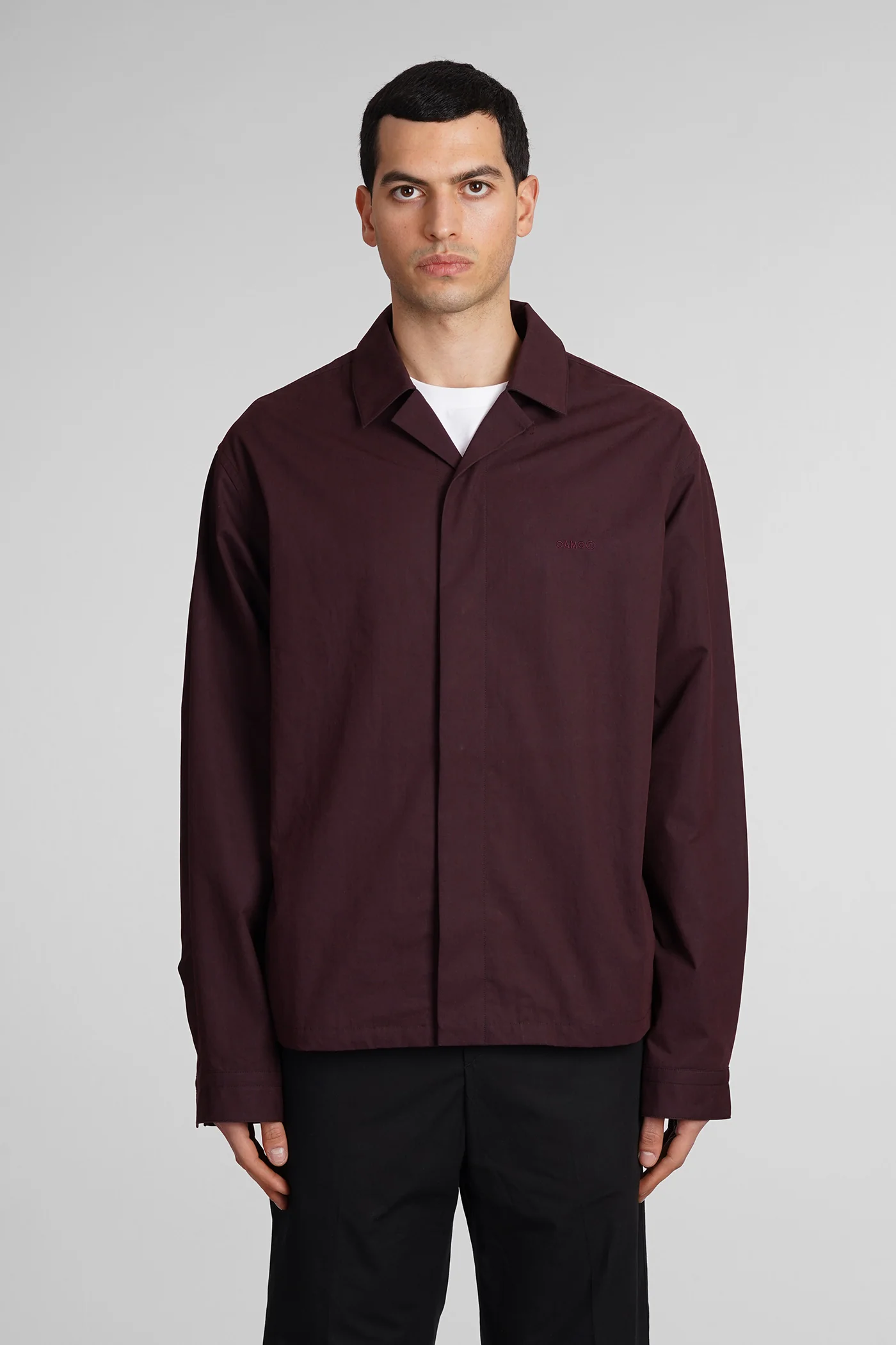 System shirt Shirt in bordeaux cotton