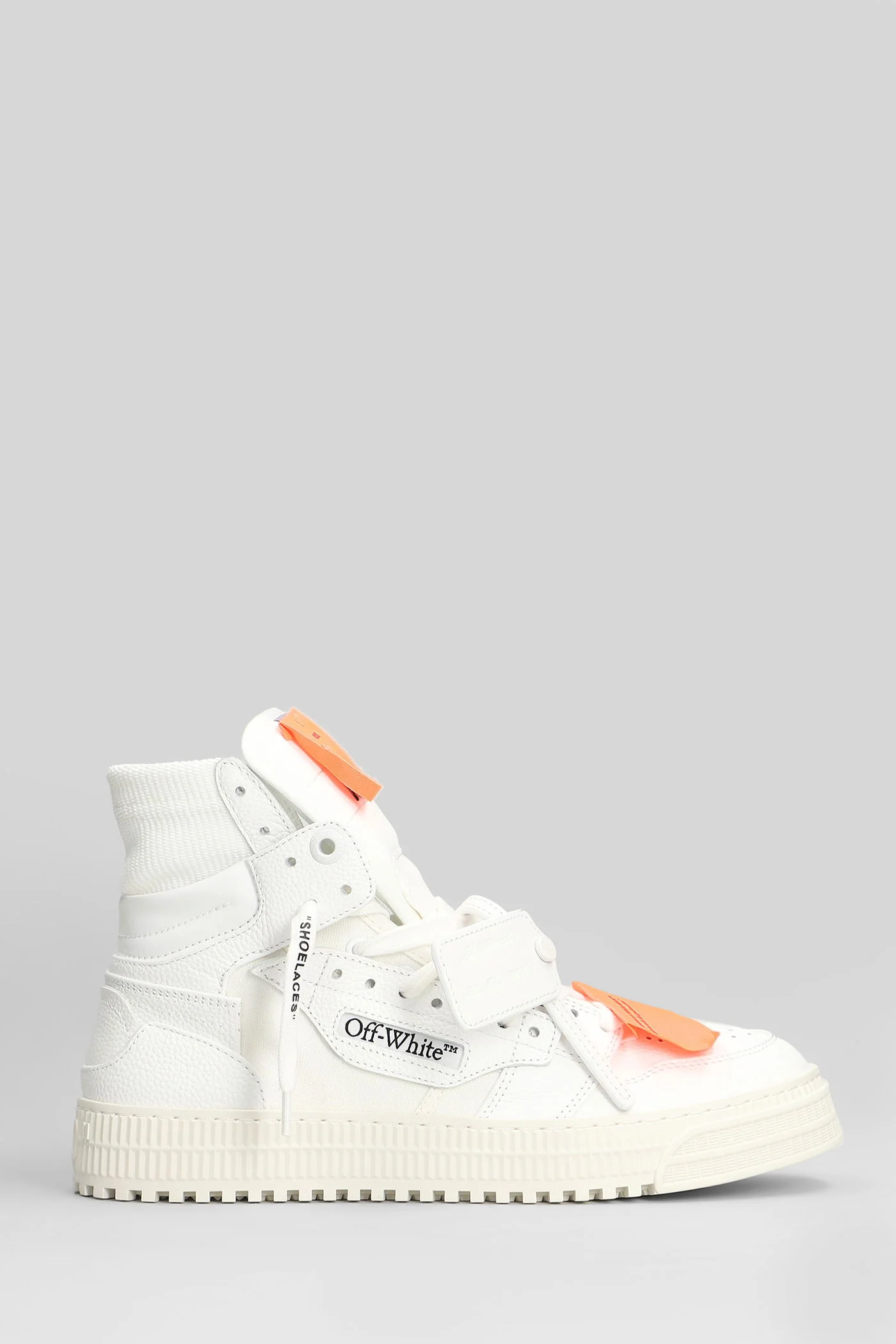 3.0 off court Sneakers in white leather and fabric