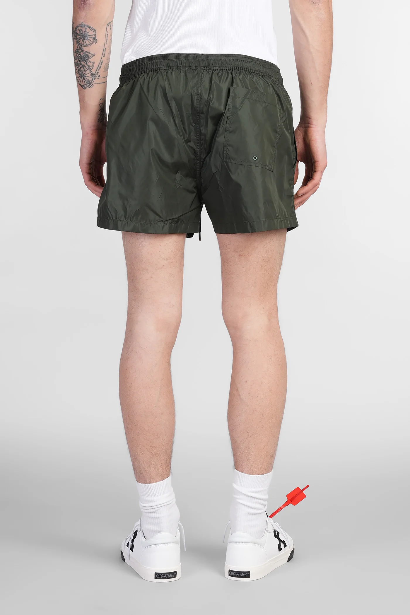 Beachwear in green polyamide - Image 3