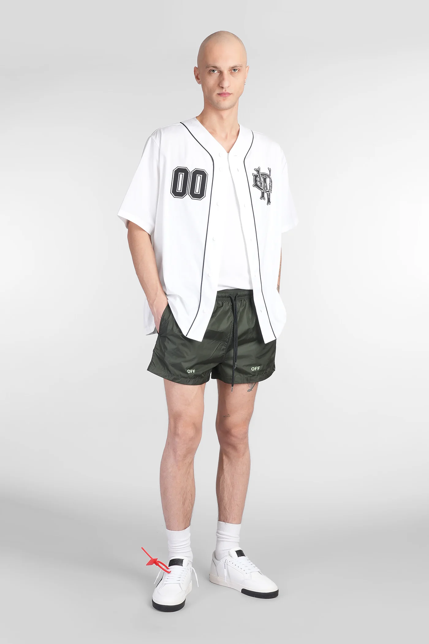 Beachwear in green polyamide - Image 52