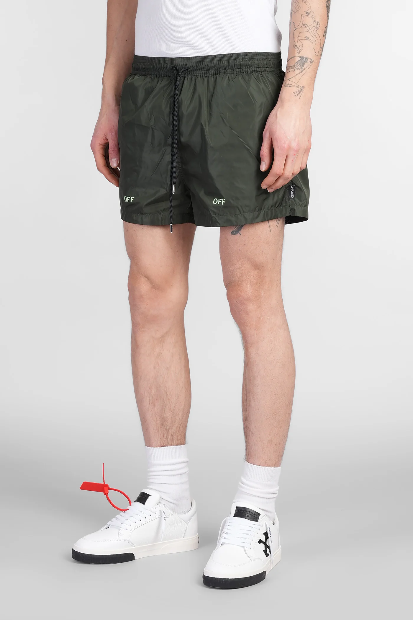 Beachwear in green polyamide - Image 74