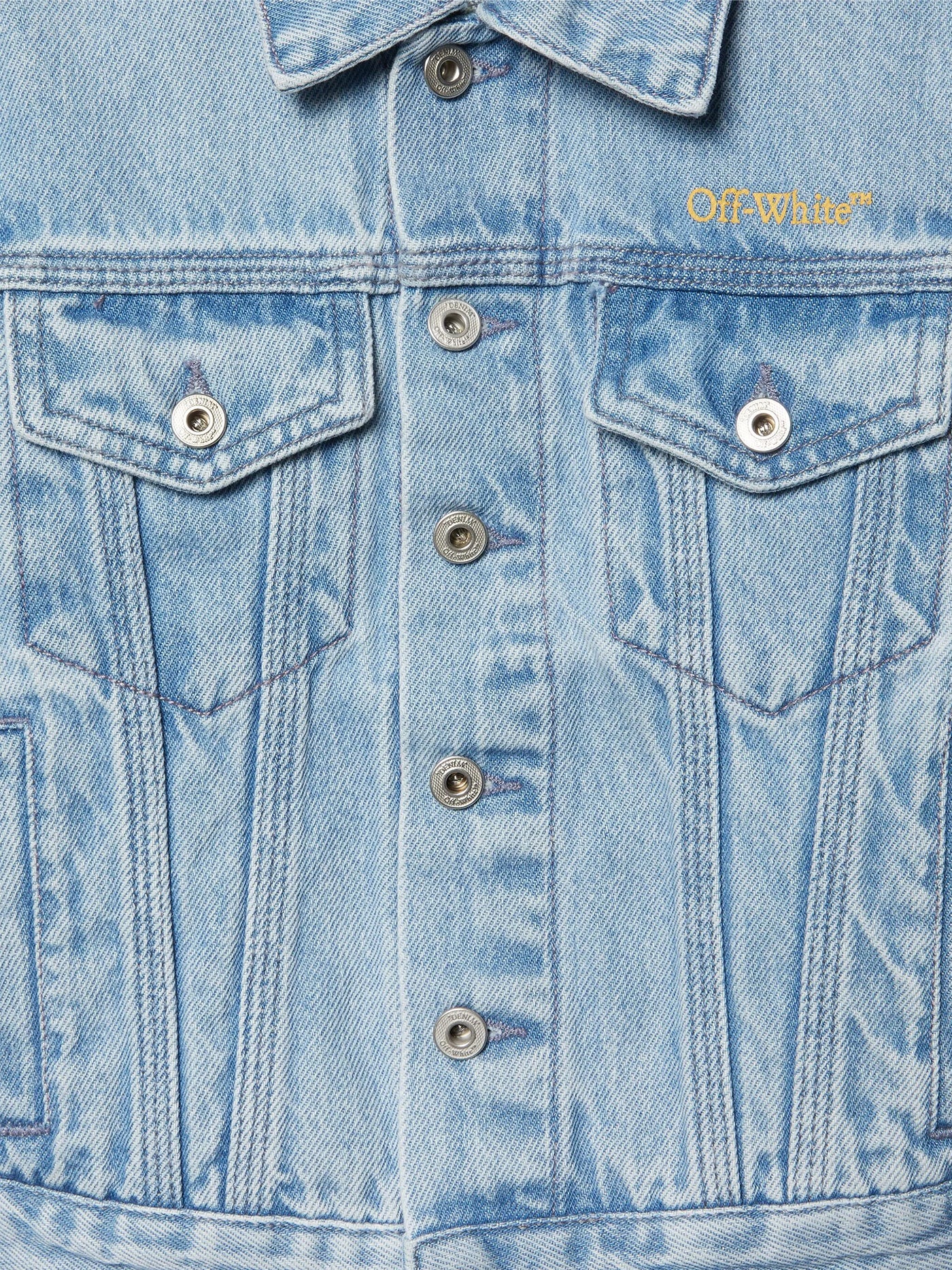 Denim Jackets in blue cotton - Image 3