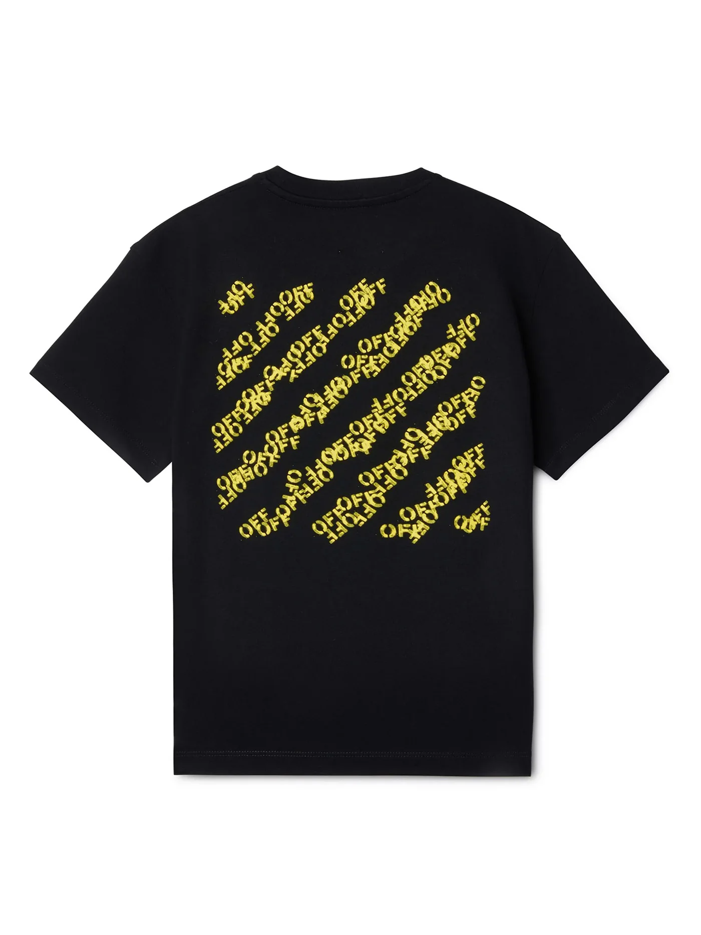 T-Shirt in black cotton - Image 2