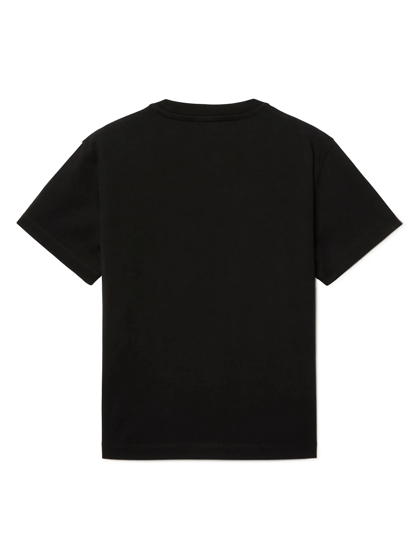 T-Shirt in black cotton - Image 2