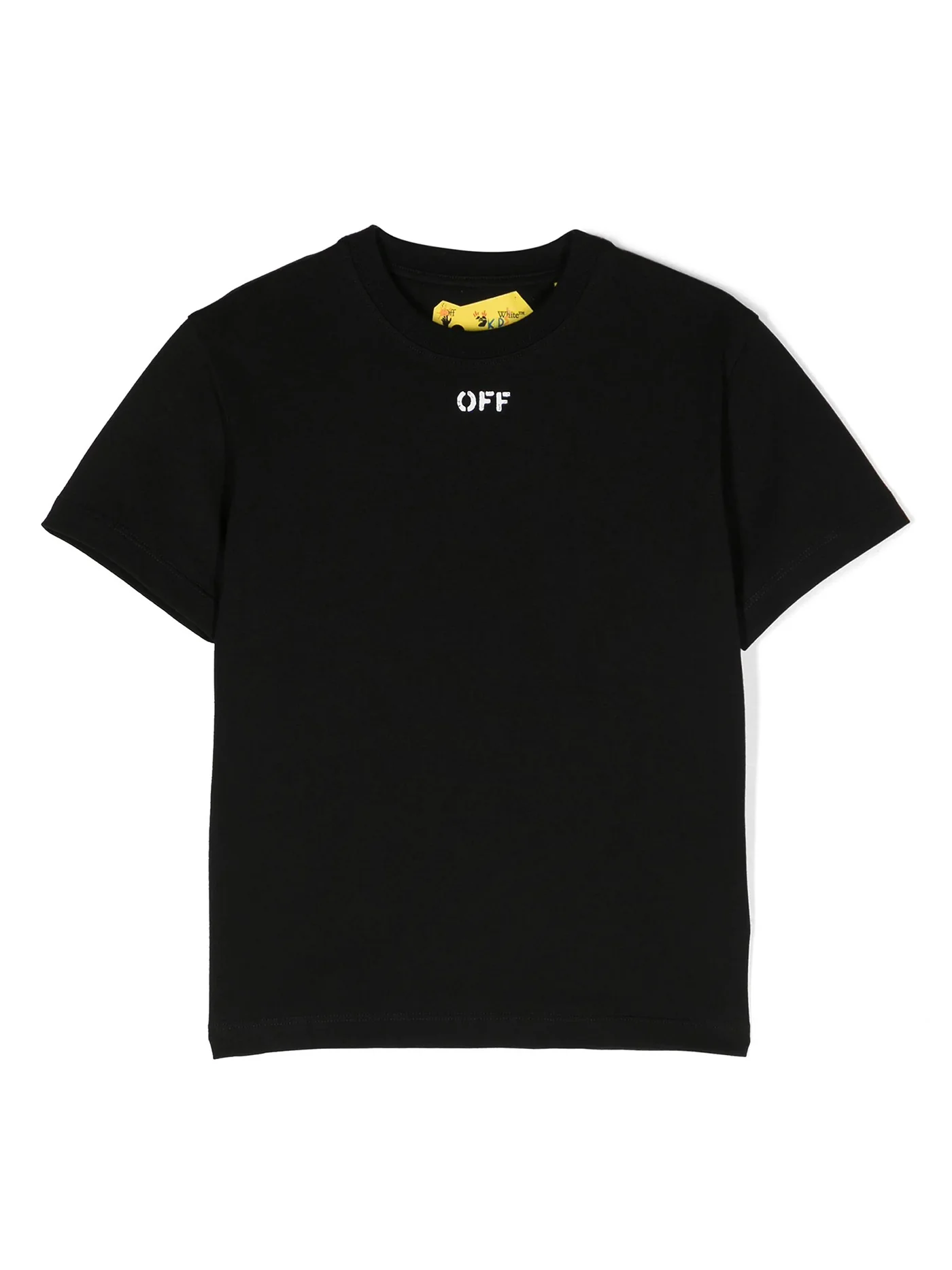 T-Shirt in black cotton