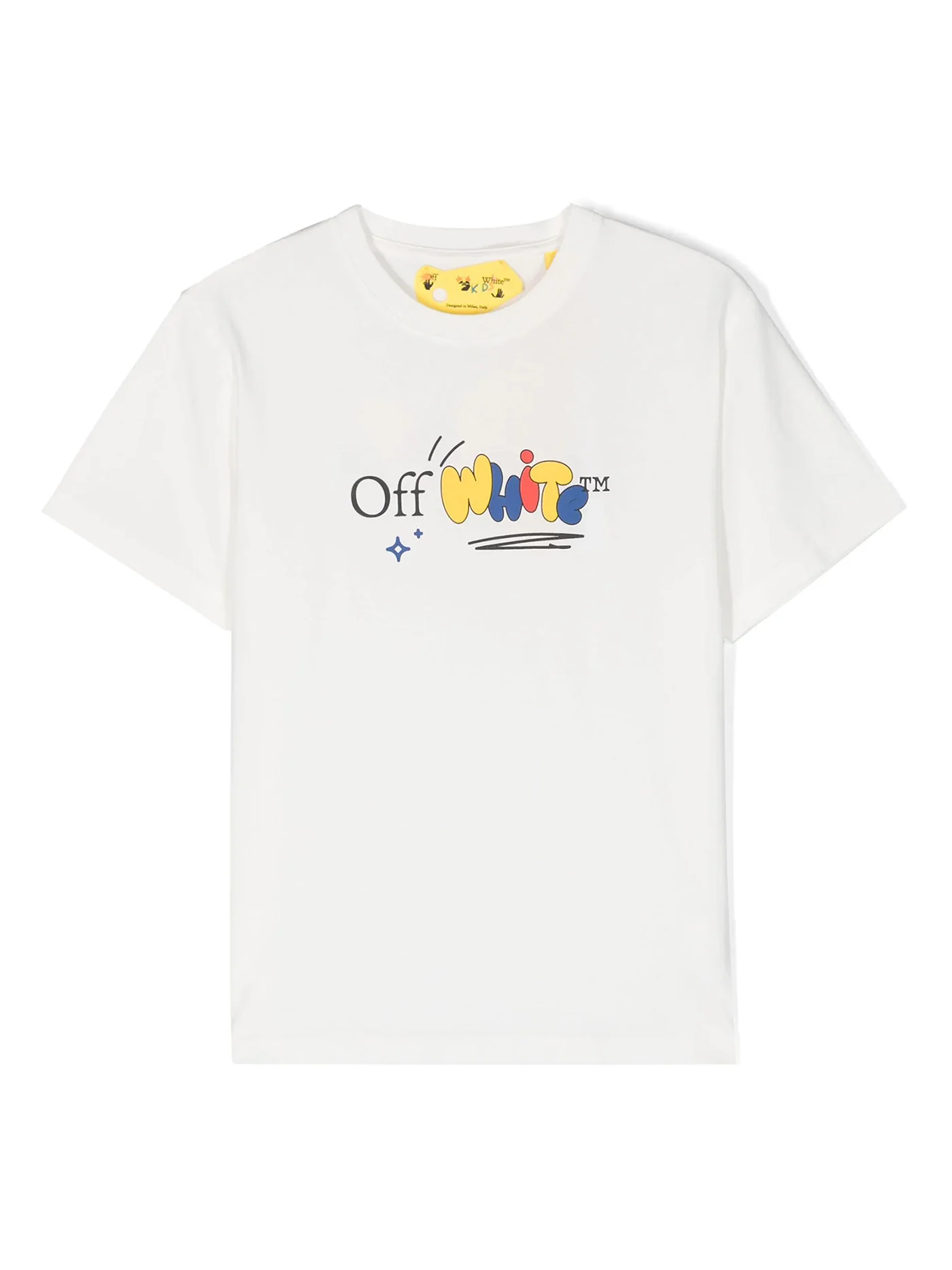 T-Shirt in white cotton