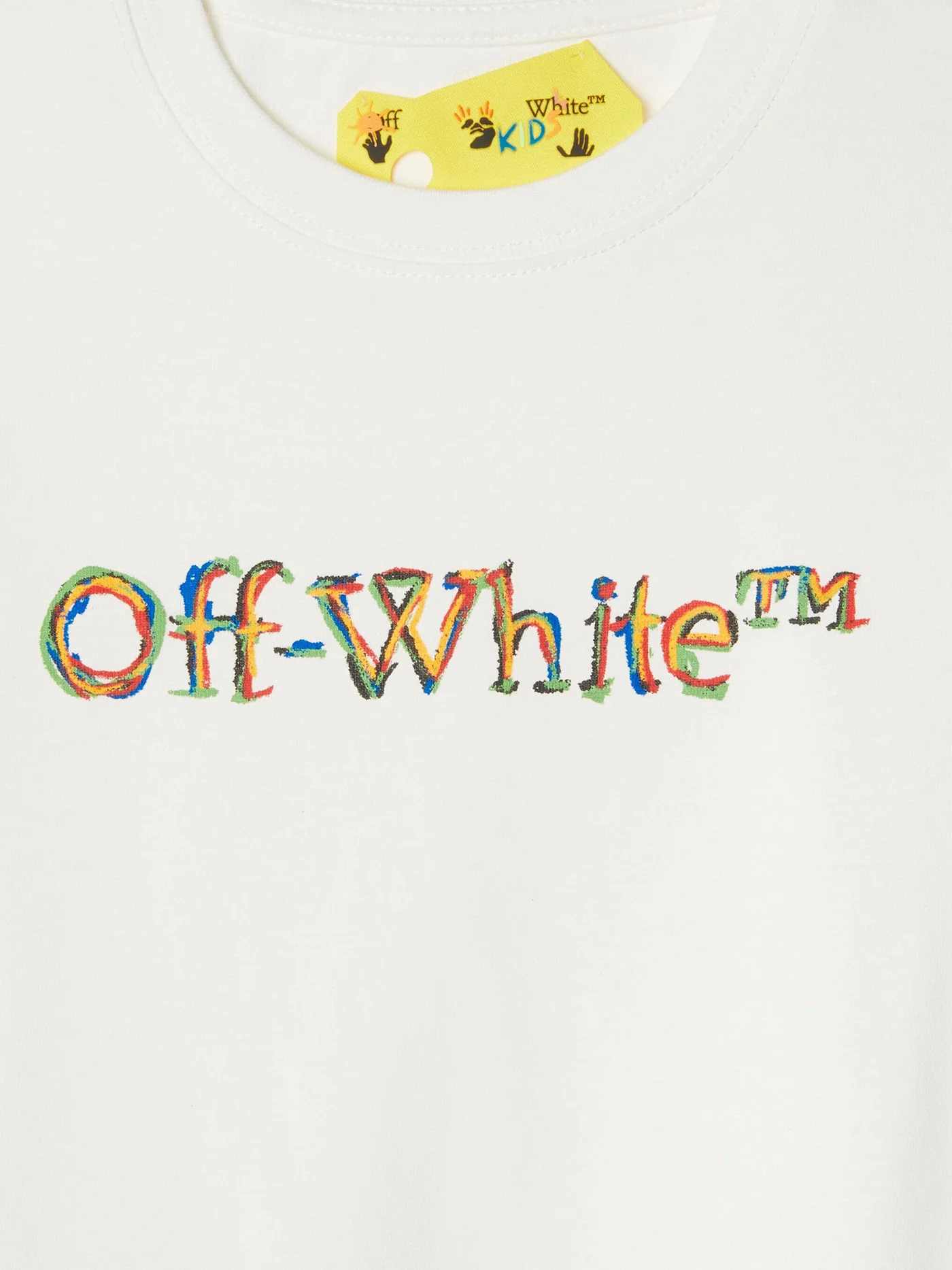 T-Shirt in white cotton - Image 3