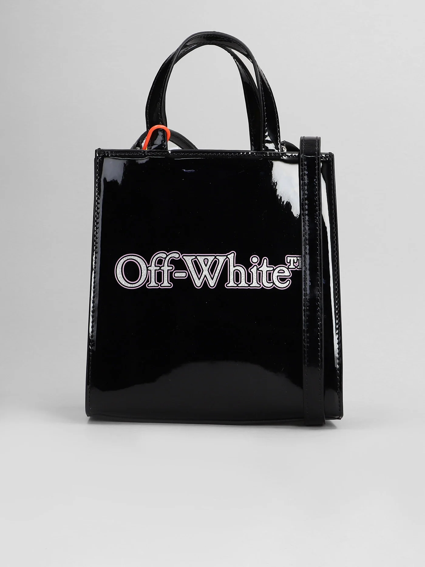Tote in black polyester