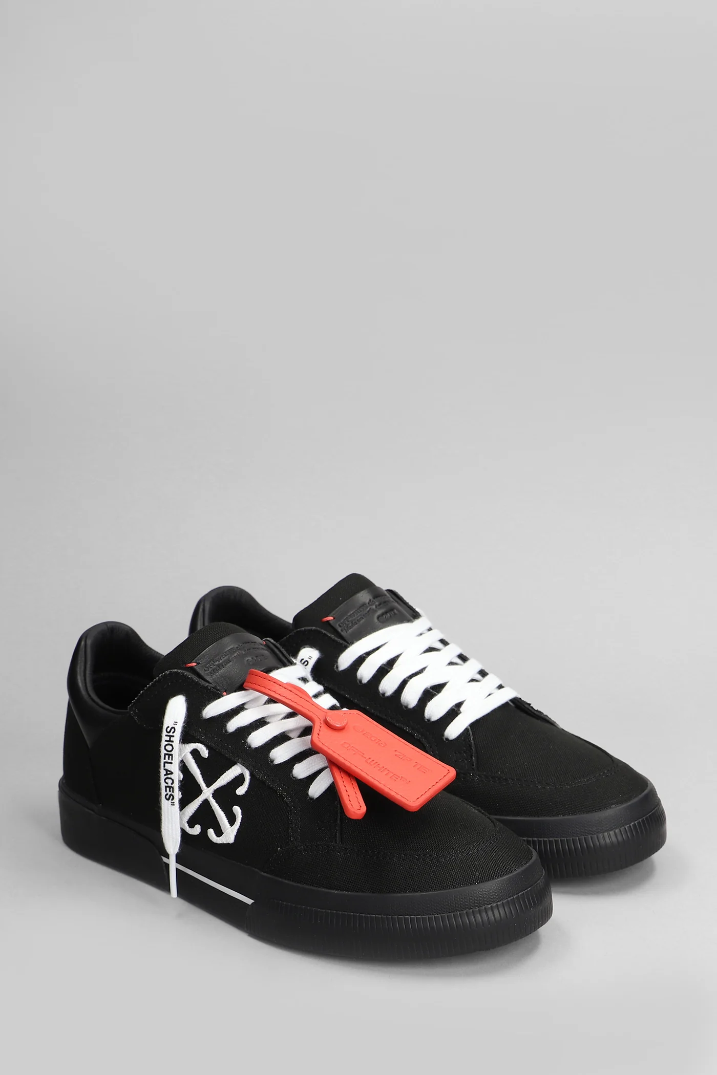 New low vulcanized Sneakers in black cotton - Image 2