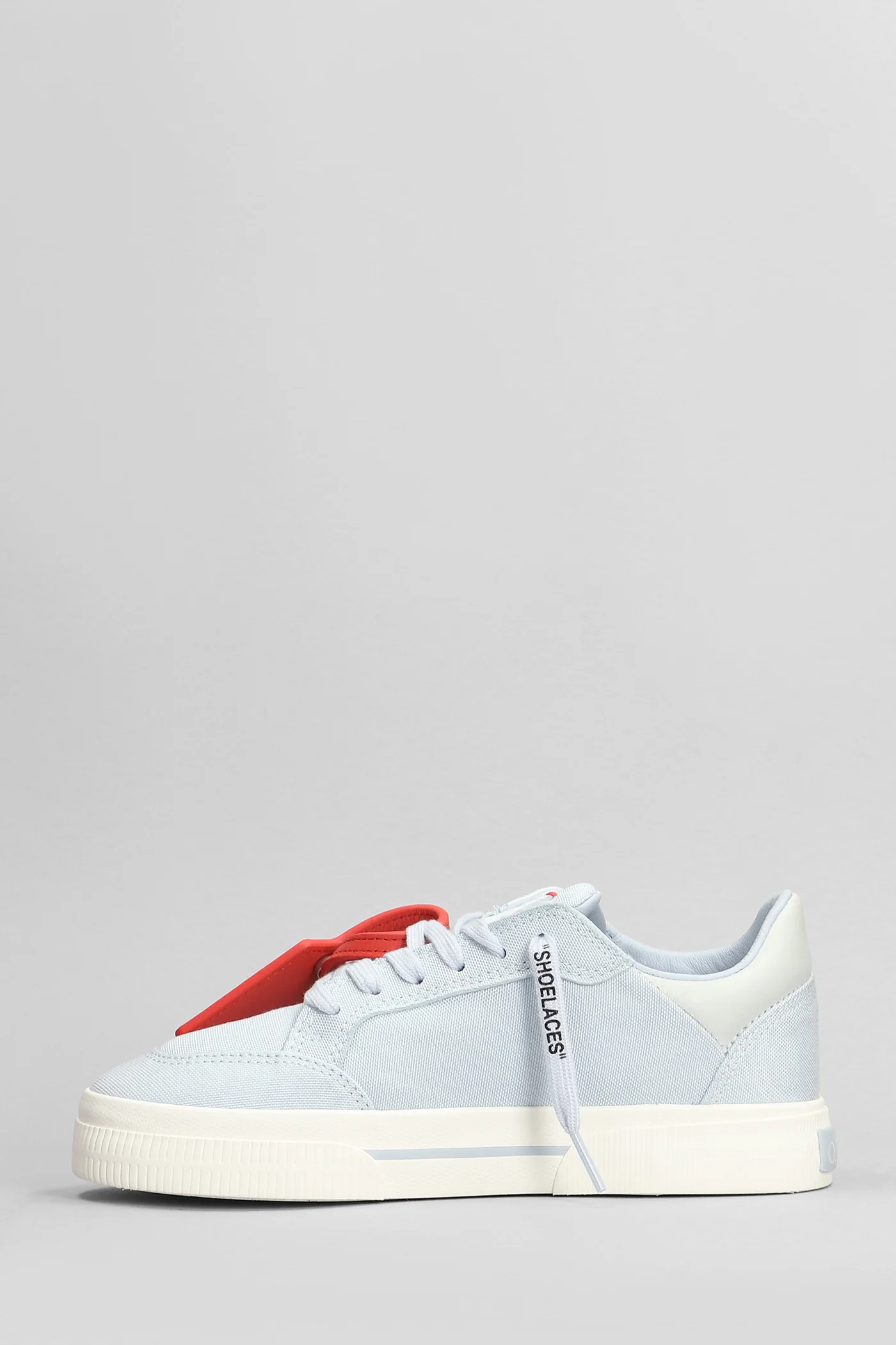 New low vulcanized Sneakers in cyan cotton - Image 3