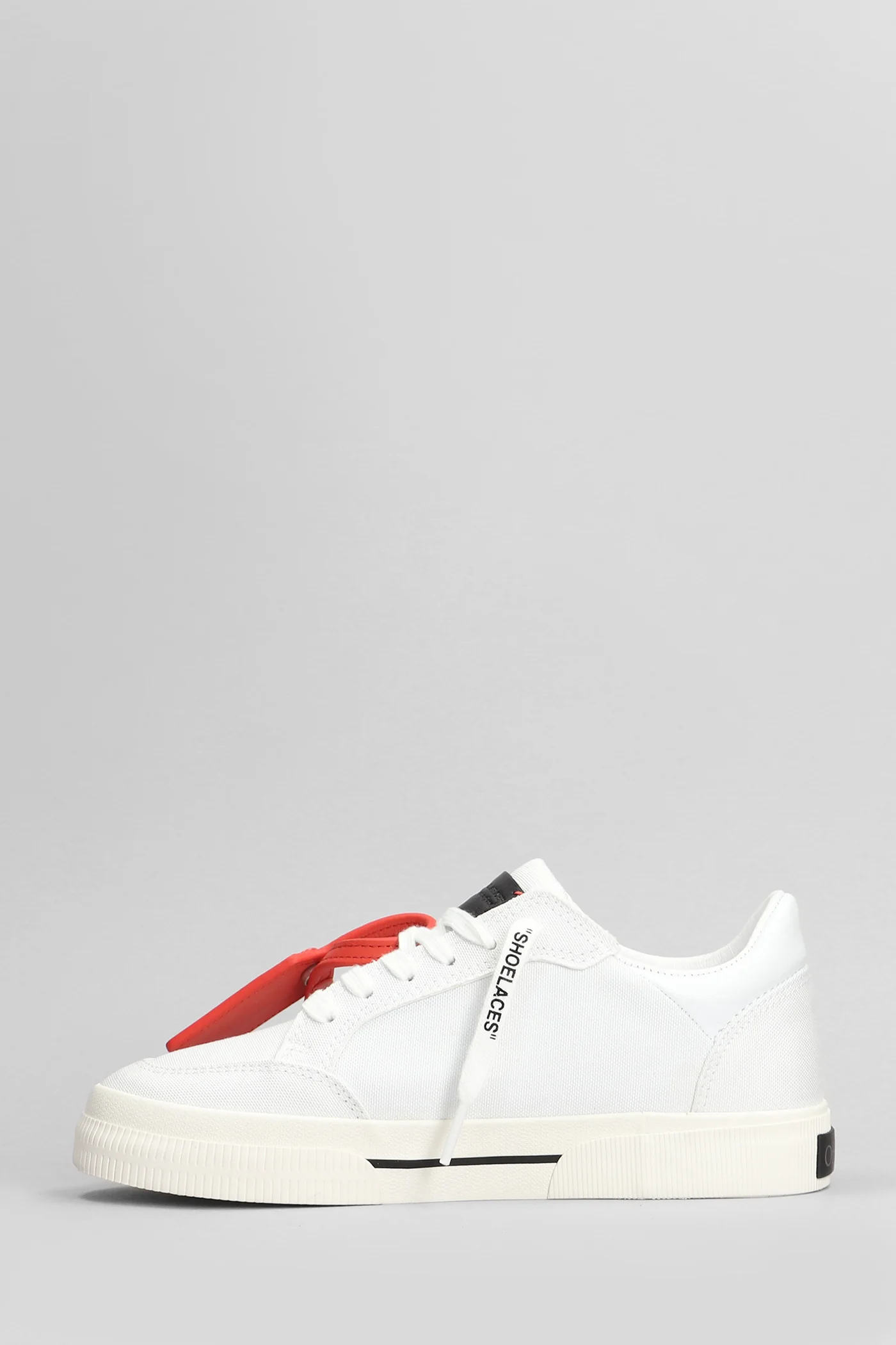 New low vulcanized Sneakers in white cotton - Image 3