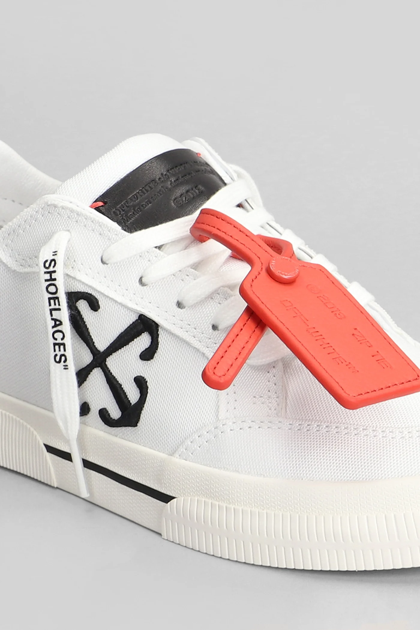 New low vulcanized Sneakers in white cotton - Image 5