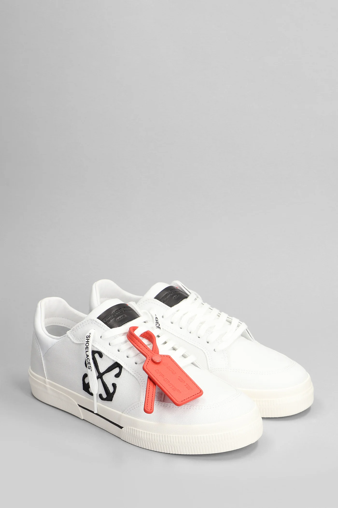 New low vulcanized Sneakers in white cotton - Image 2