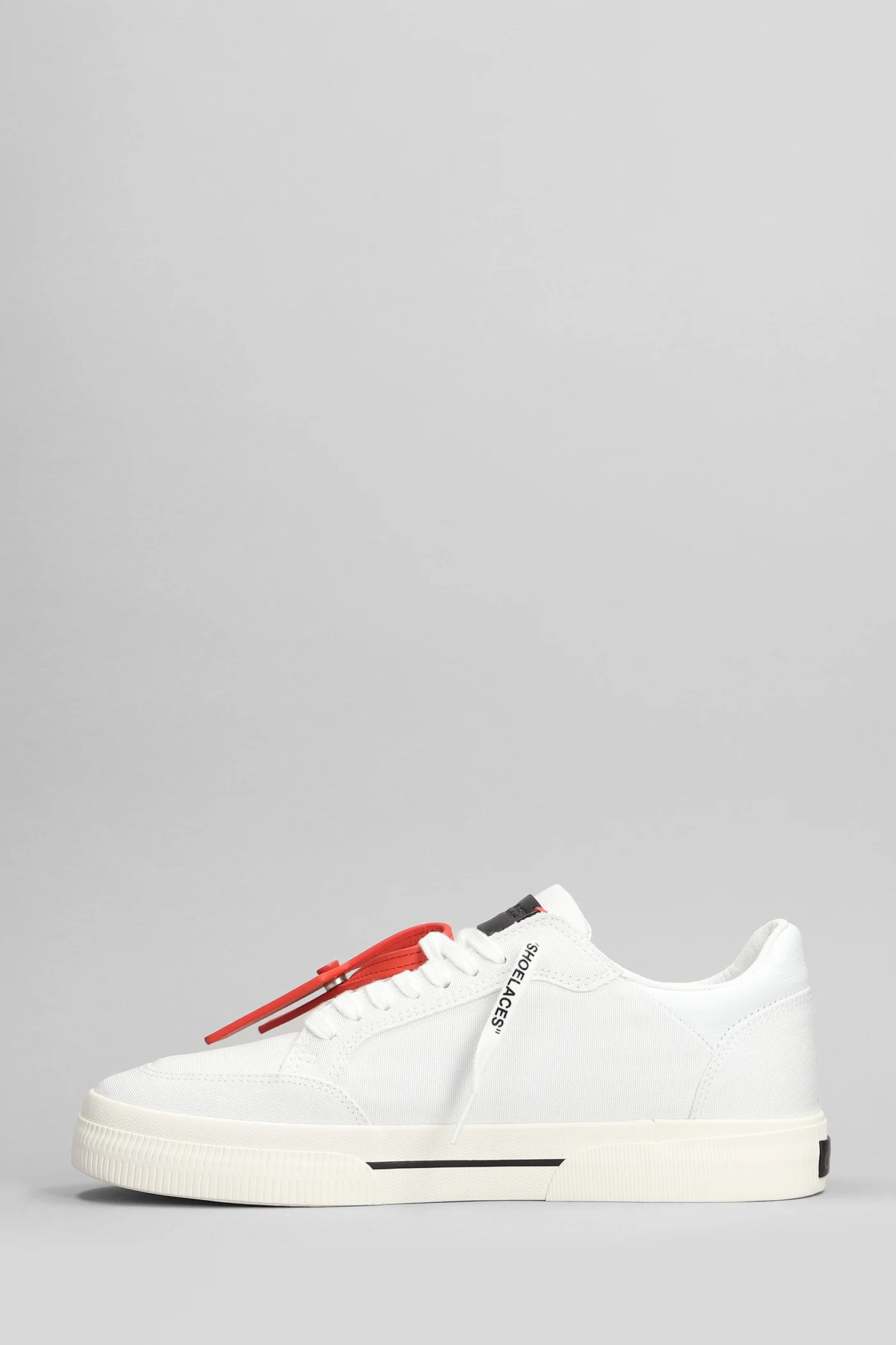 New low vulcanized Sneakers in white cotton - Image 3