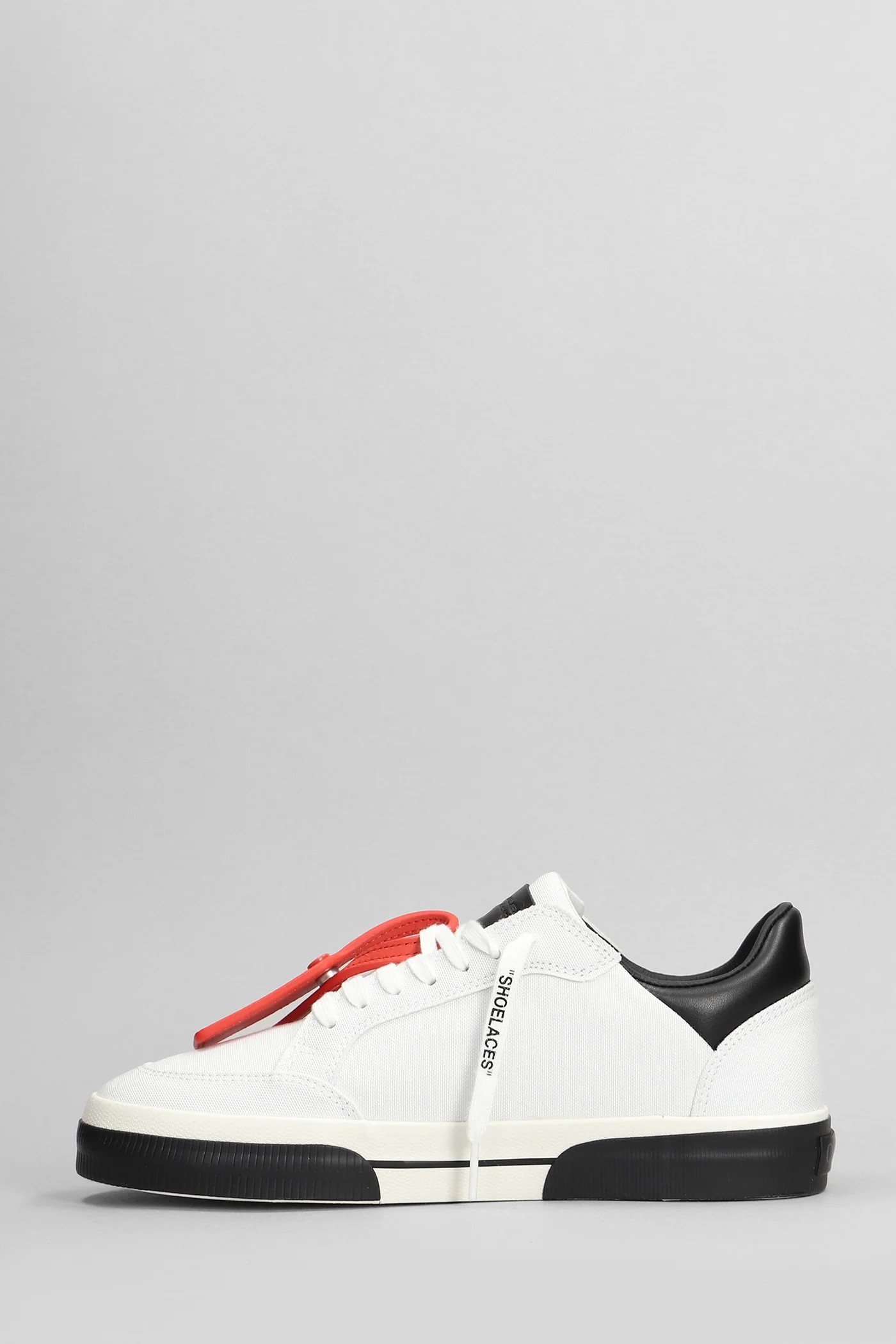 New low vulcanized Sneakers in white cotton - Image 3