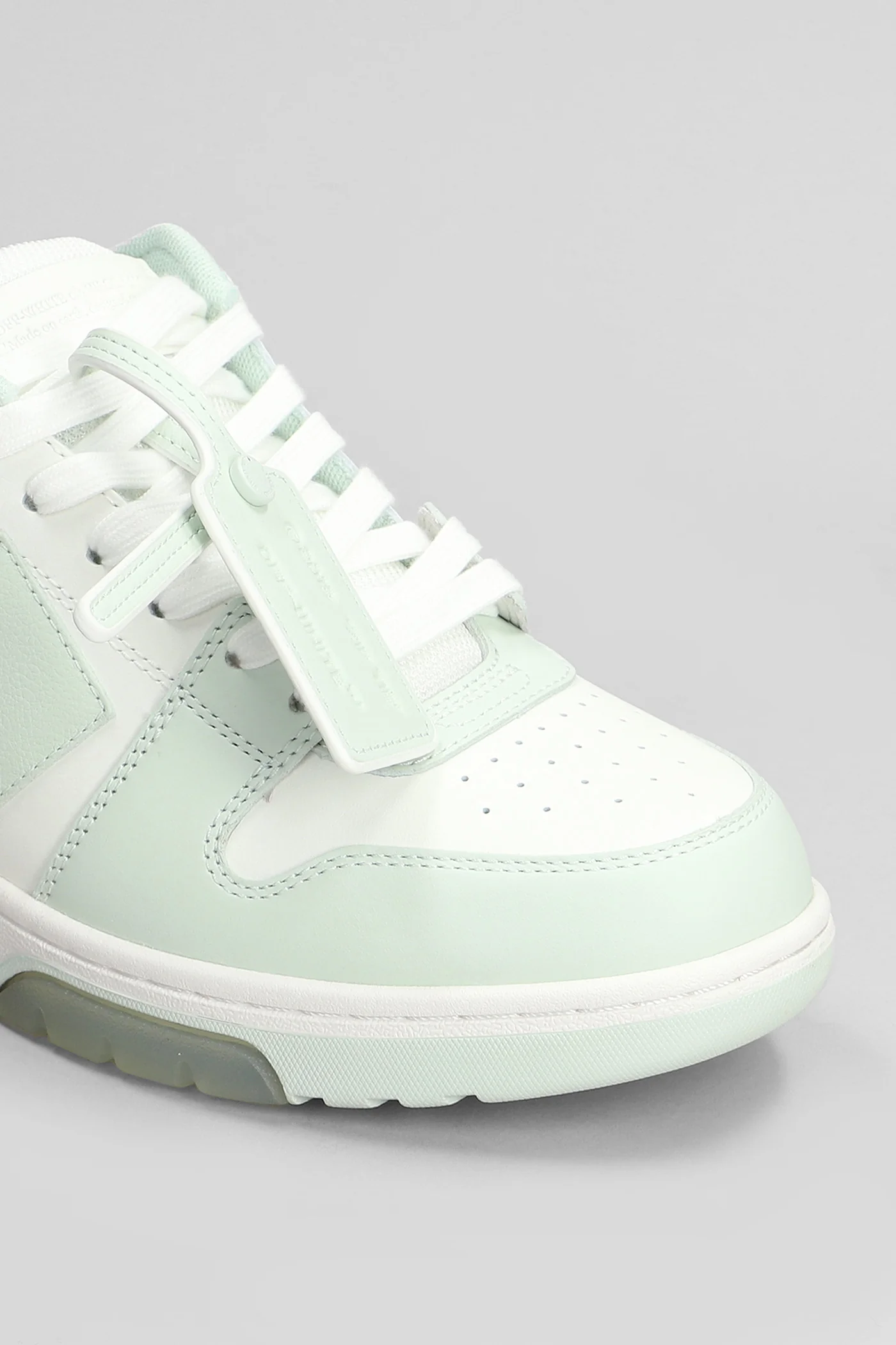 Out of office Sneakers in green leather - Image 5
