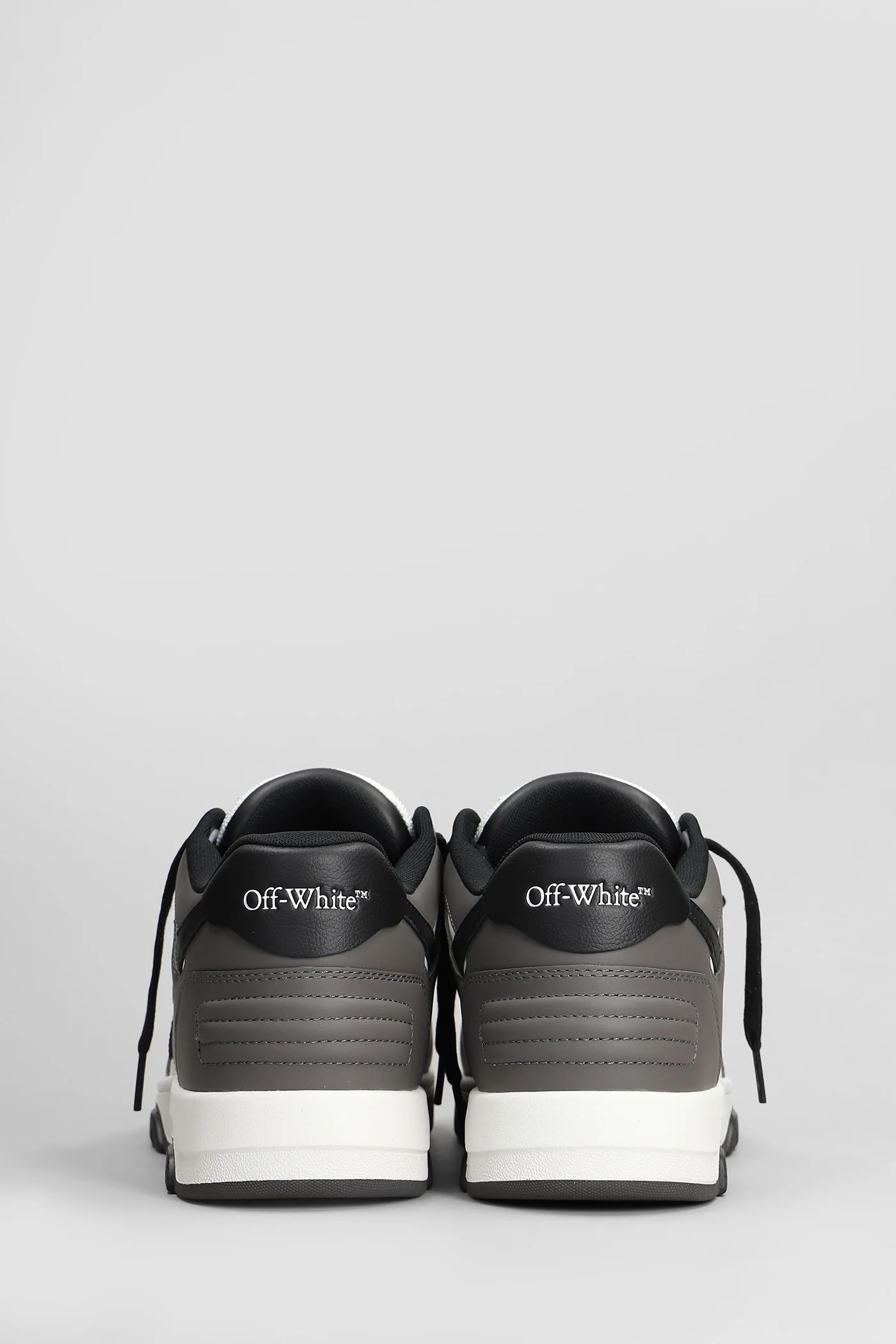 Out of office Sneakers in grey leather - Image 4