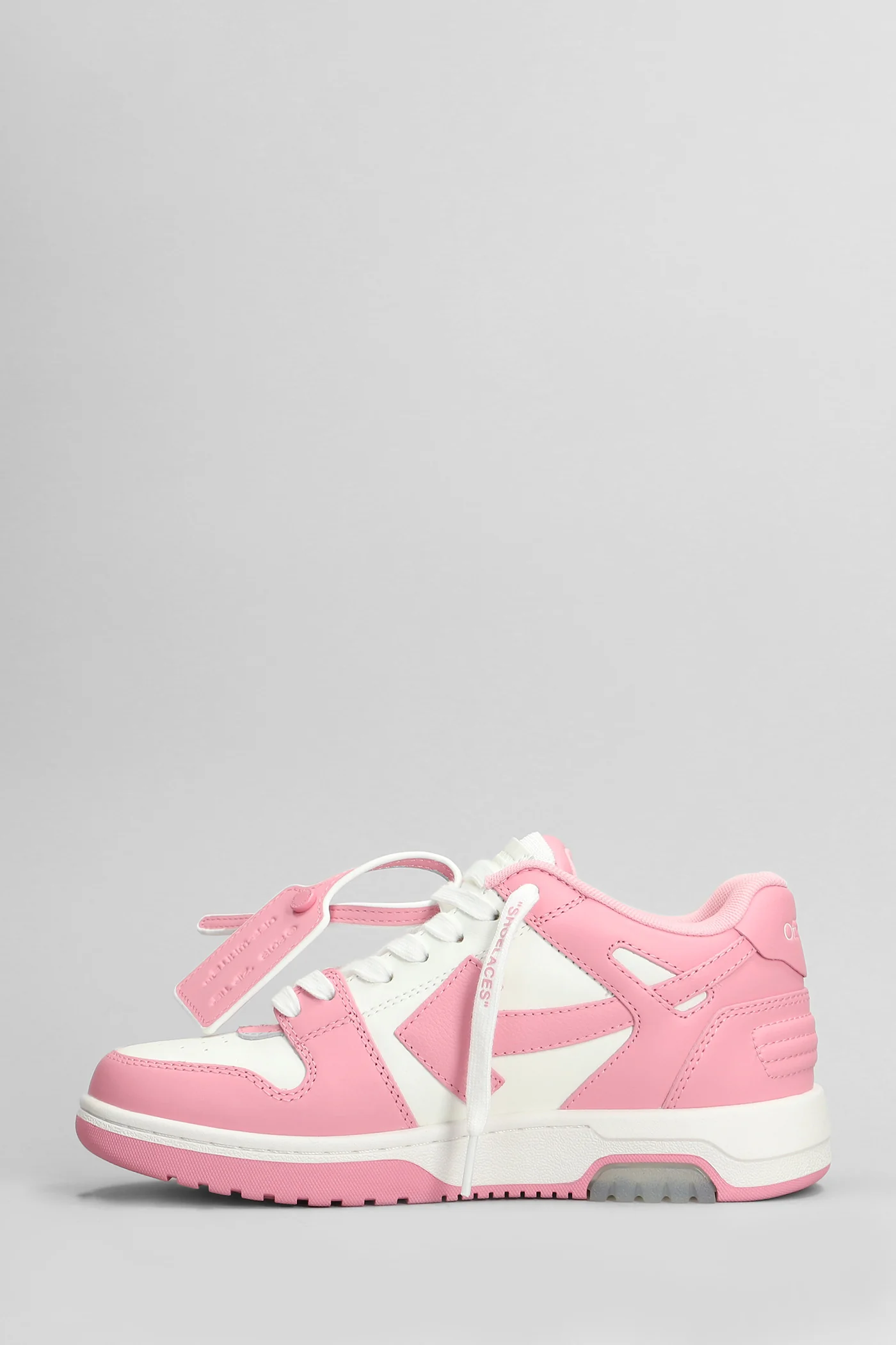 Out of office Sneakers in rose-pink leather - Image 3