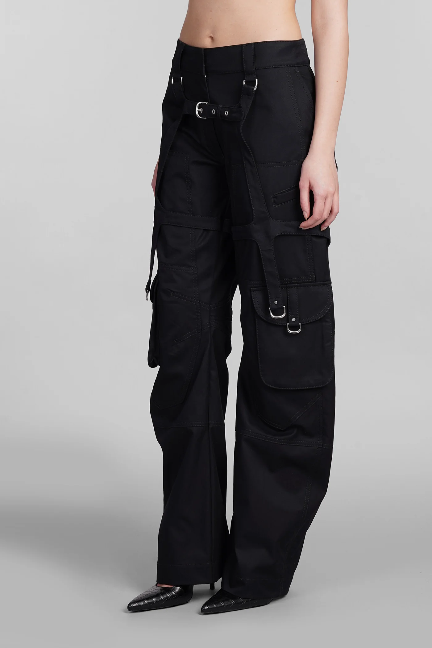 Pants in black cotton - Image 4